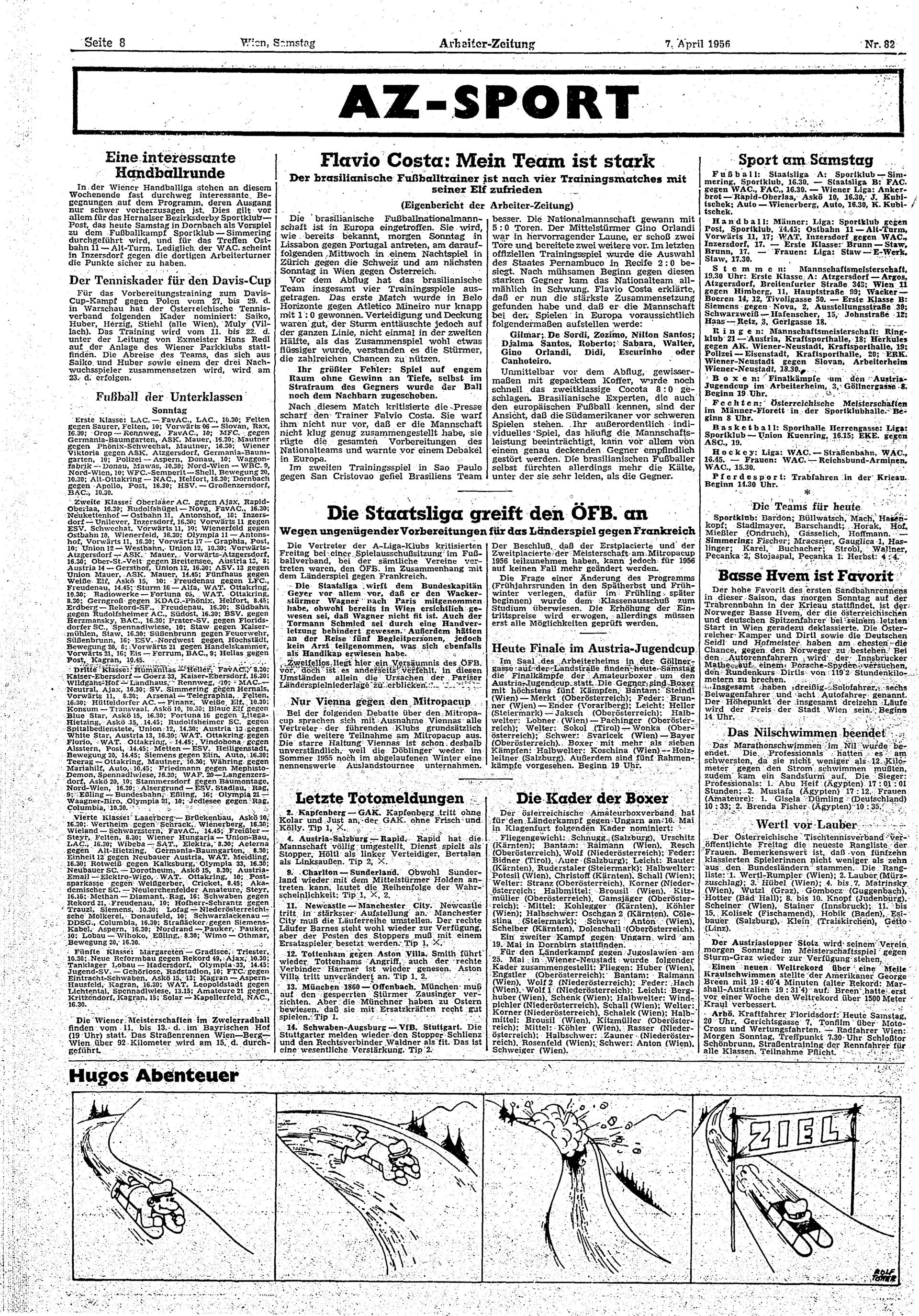 Ausgabe Sa. 07.04.1956, Seite 8
