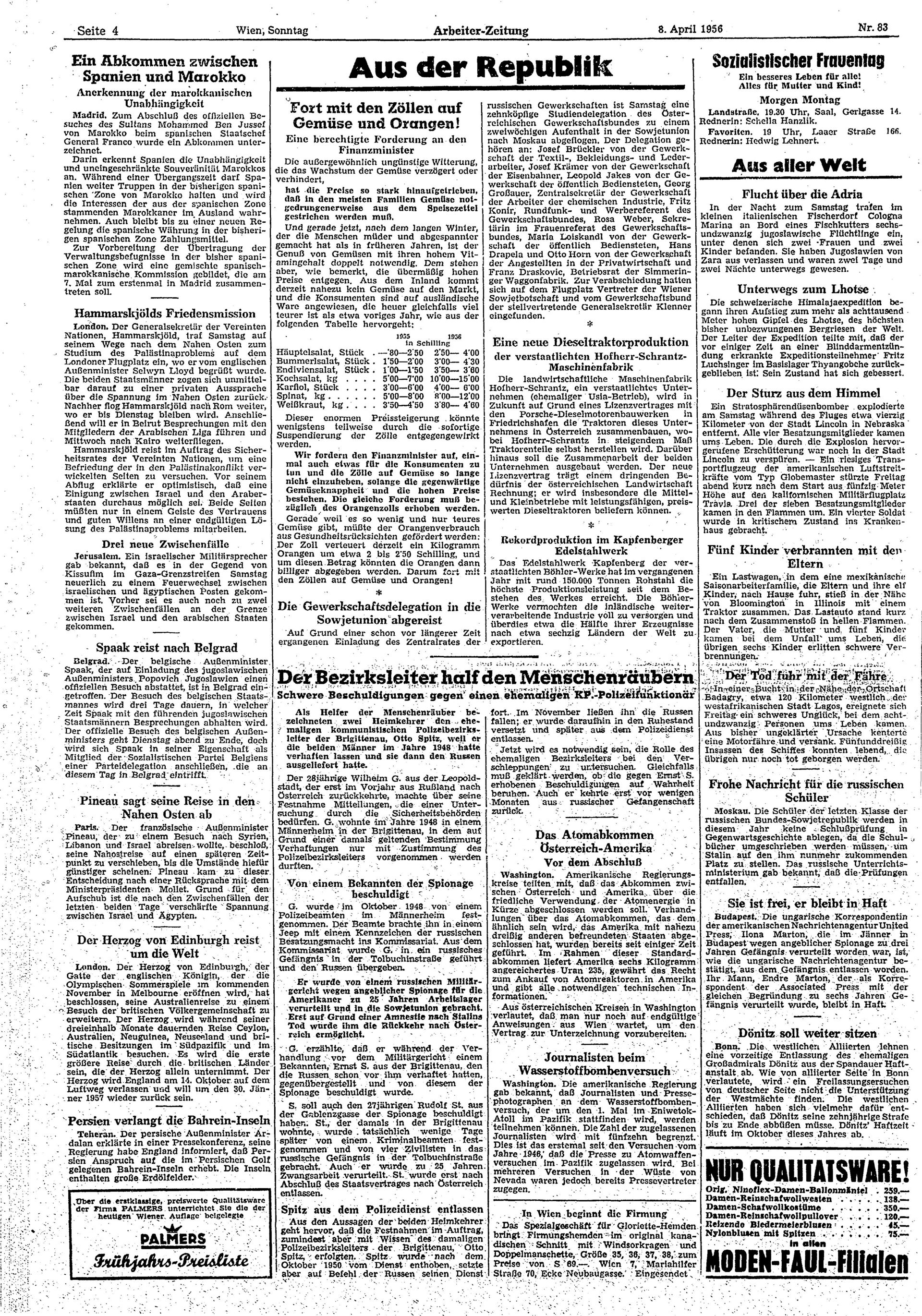 Ausgabe So. 08.04.1956, Seite 4