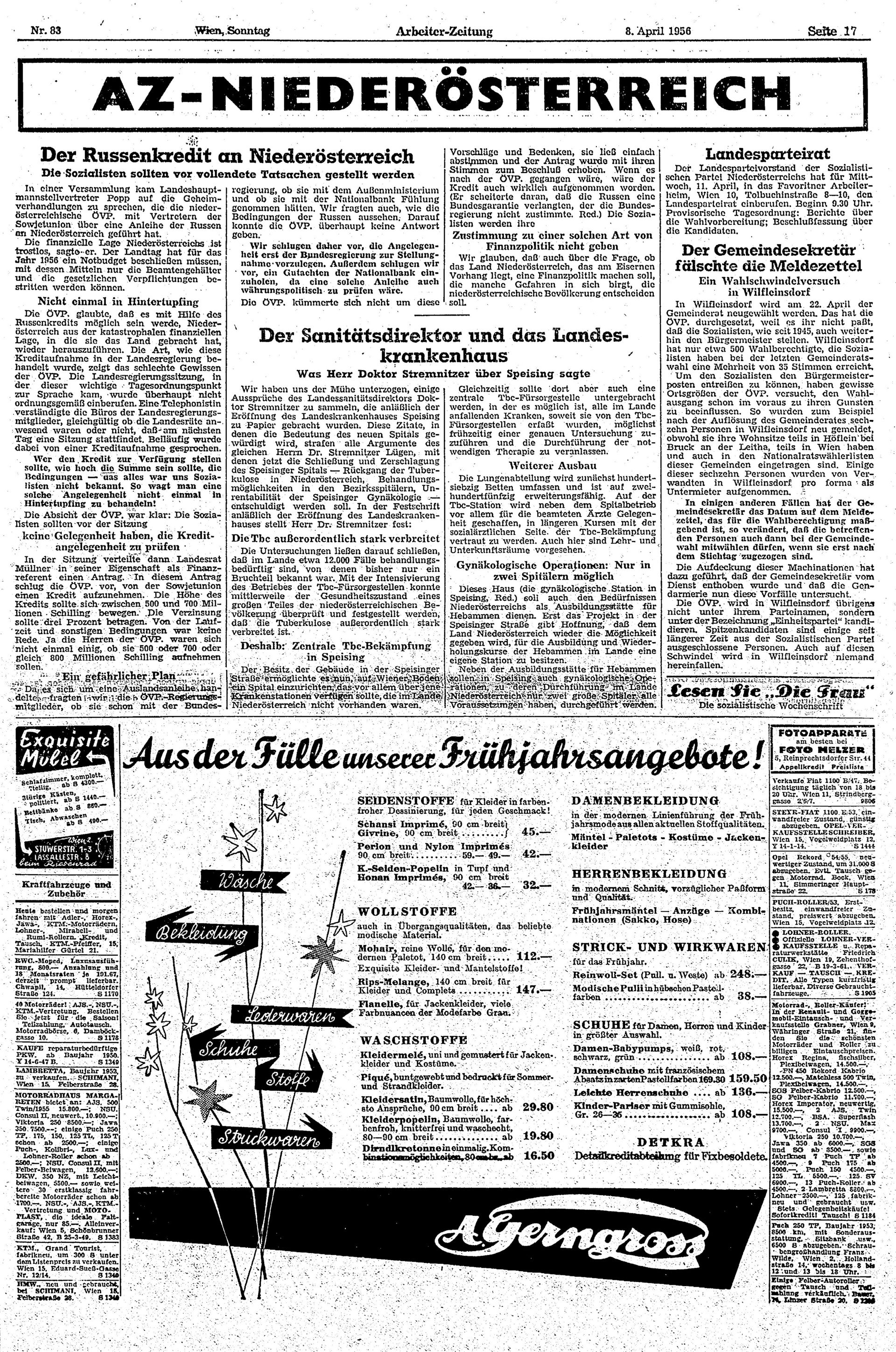 Ausgabe So. 08.04.1956, Seite 17