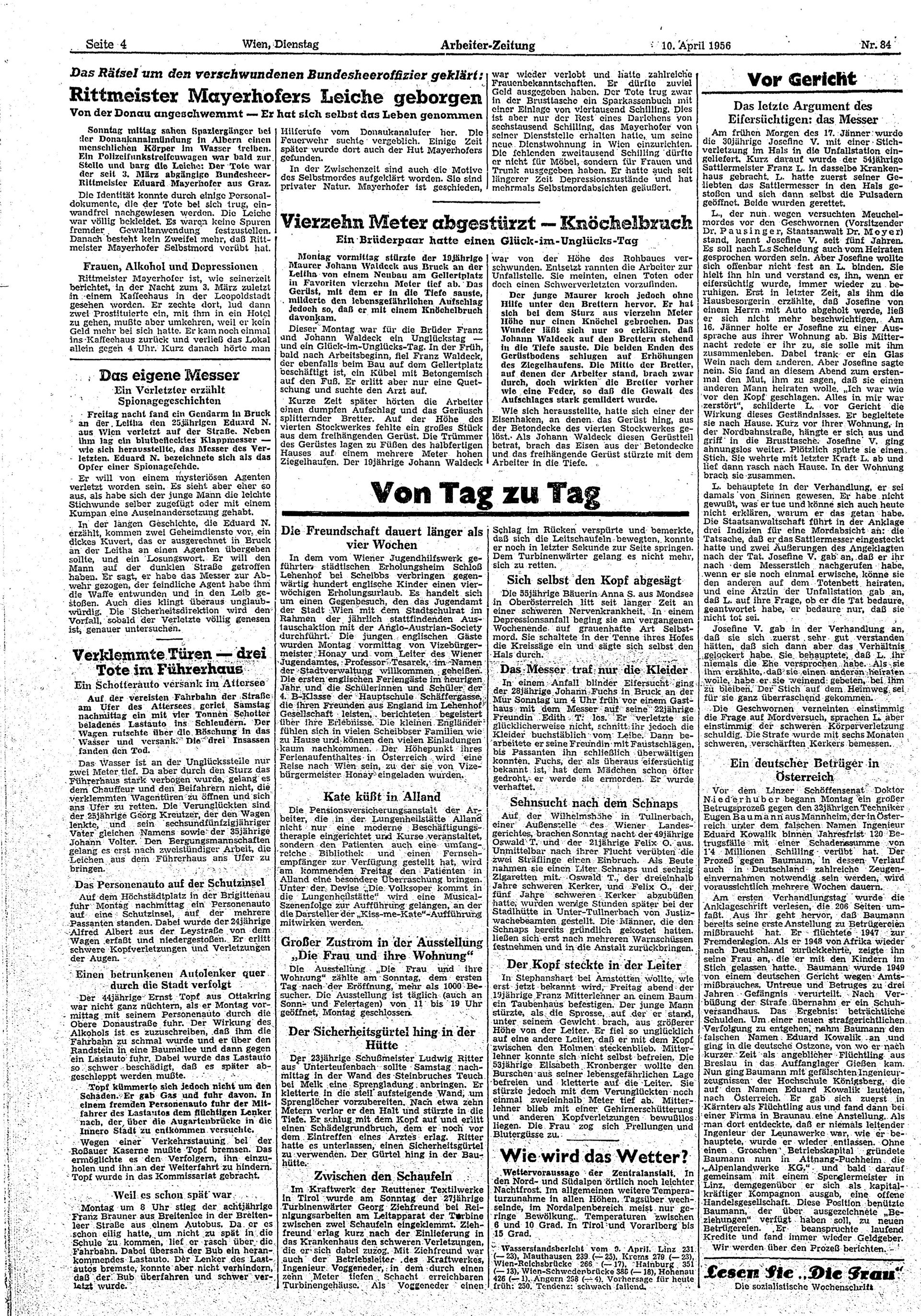 Ausgabe Di. 10.04.1956, Seite 4
