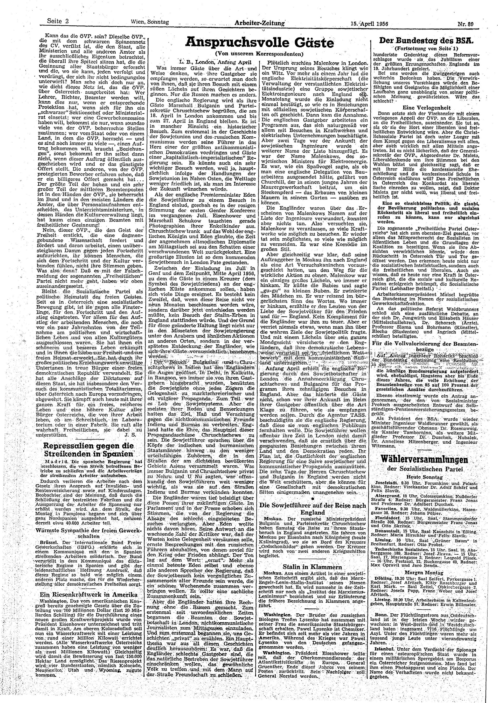 Ausgabe So. 15.04.1956, Seite 2