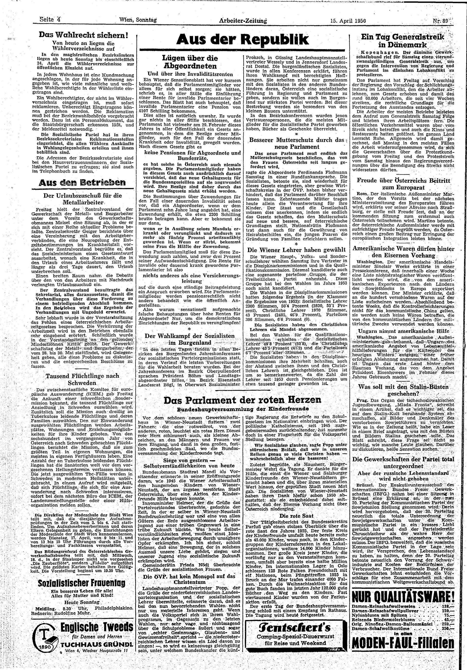 Ausgabe So. 15.04.1956, Seite 4
