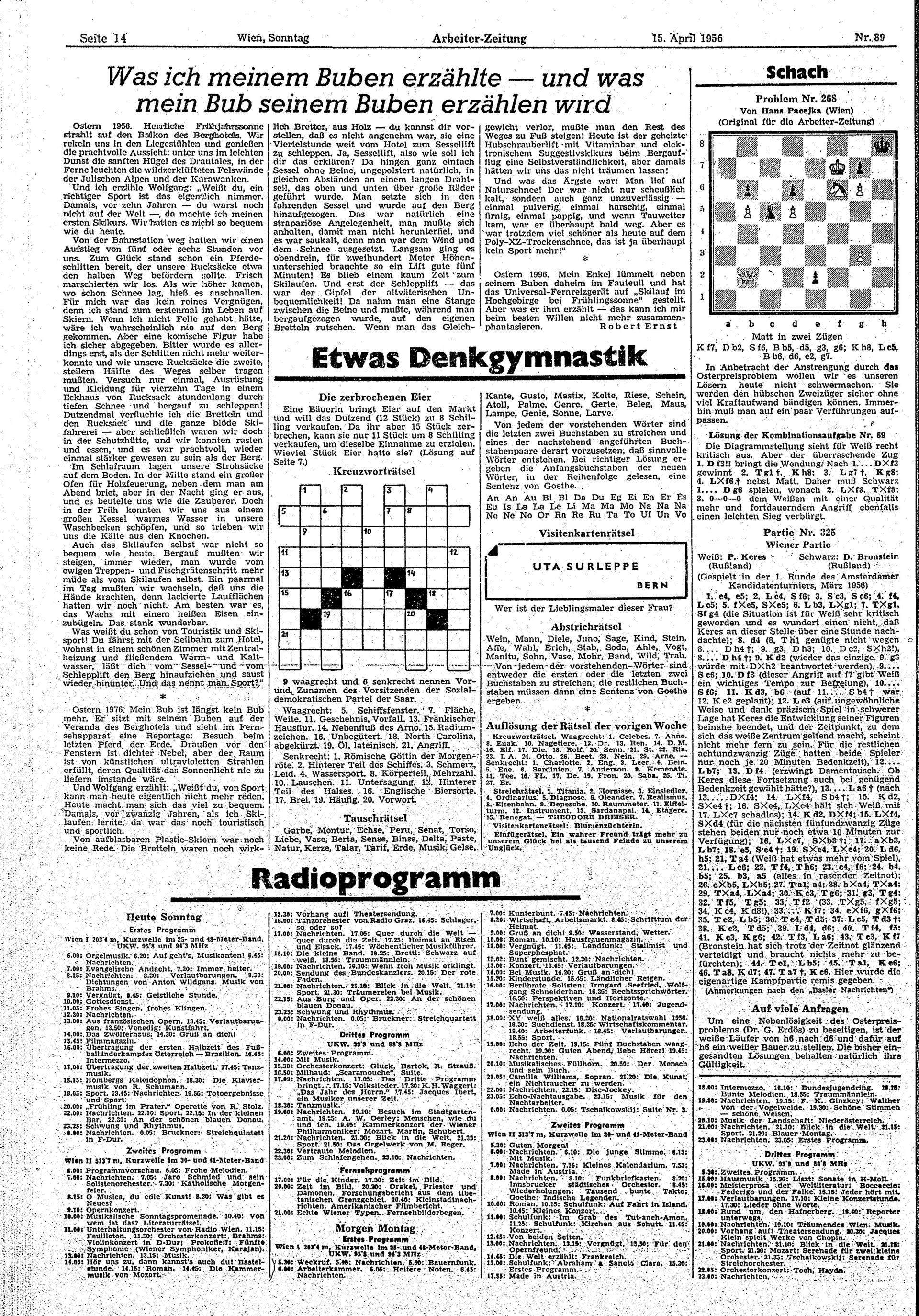 Ausgabe So. 15.04.1956, Seite 14