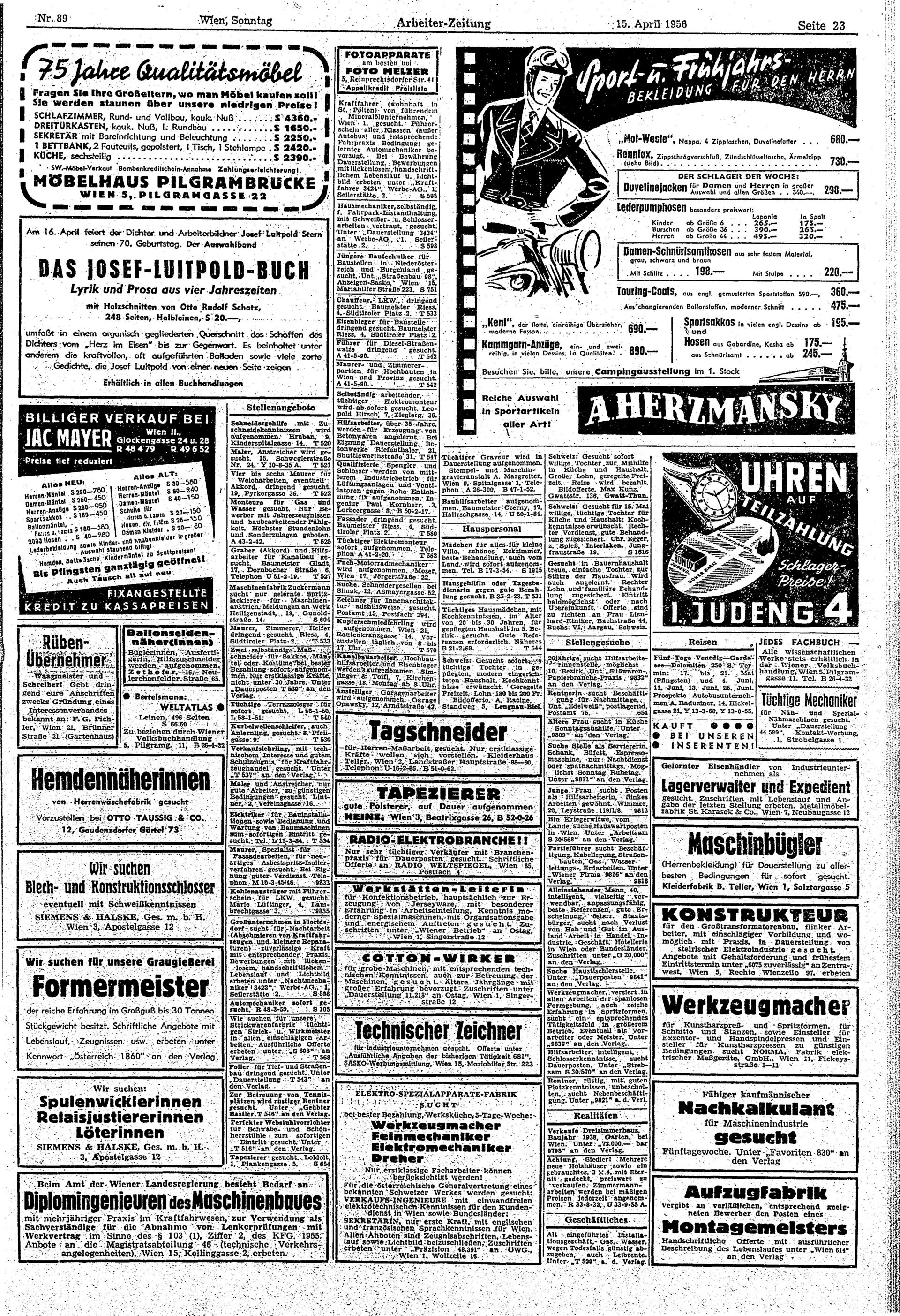 Ausgabe So. 15.04.1956, Seite 23