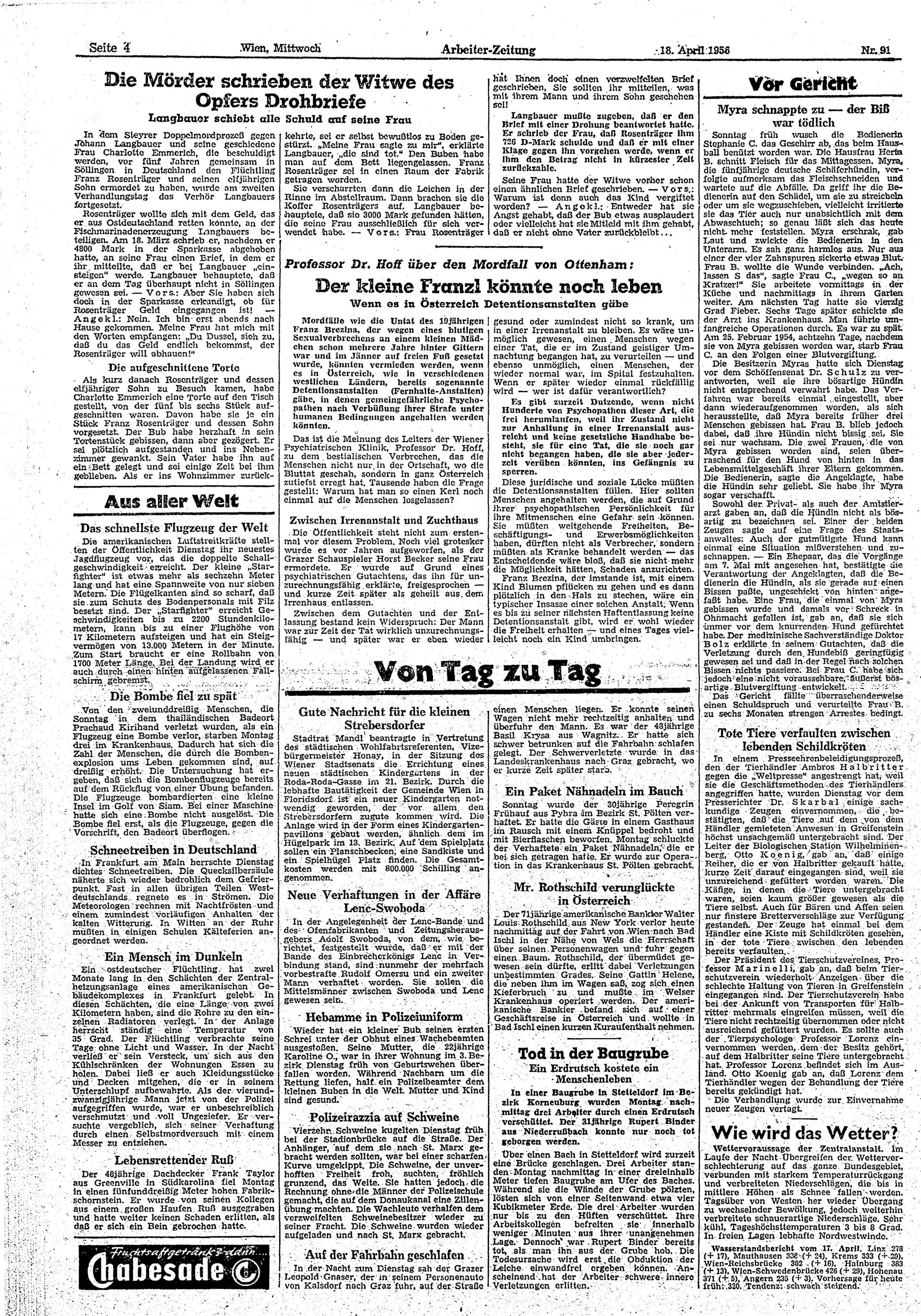 Ausgabe Mi. 18.04.1956, Seite 4