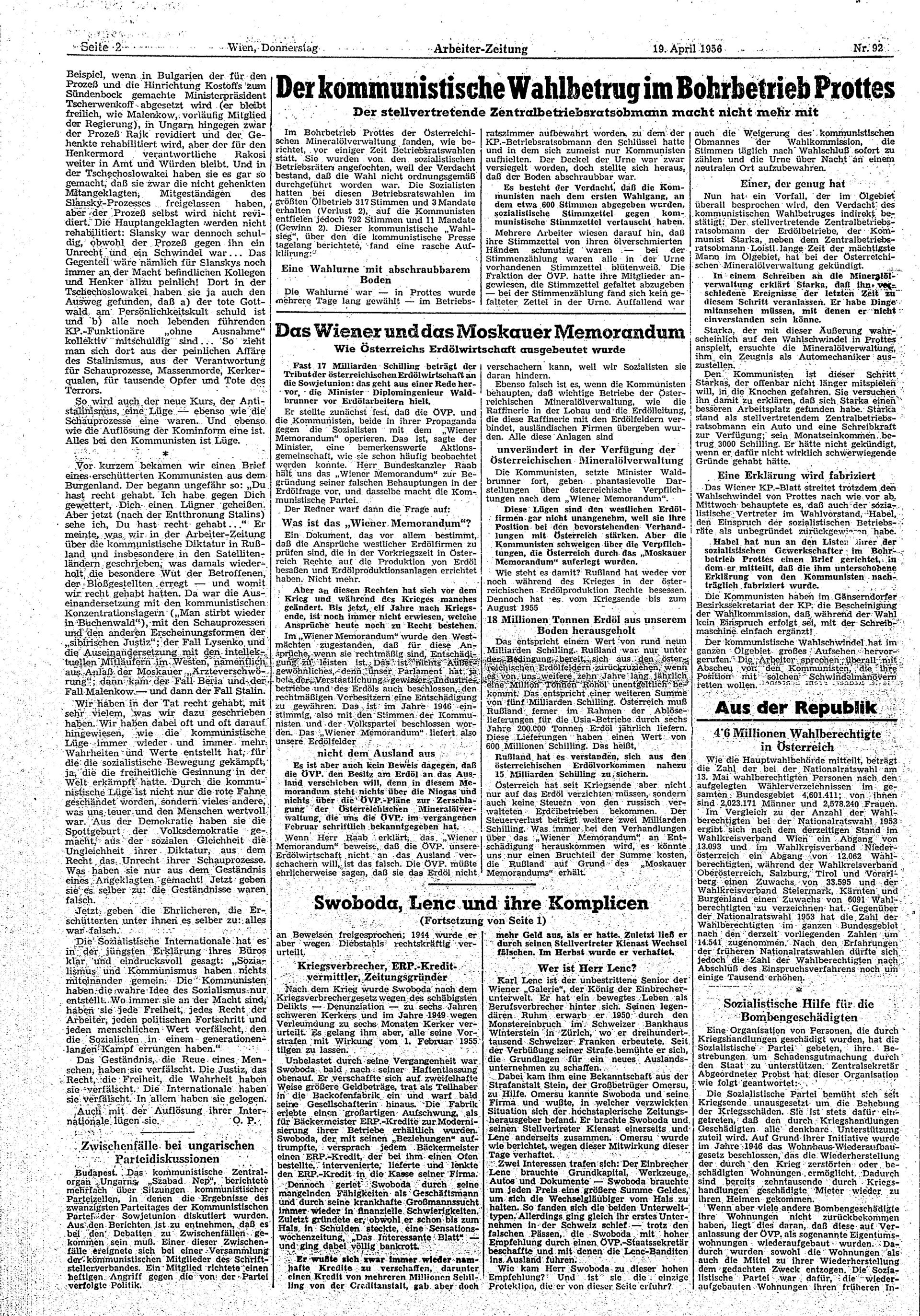 Ausgabe Do. 19.04.1956, Seite 2