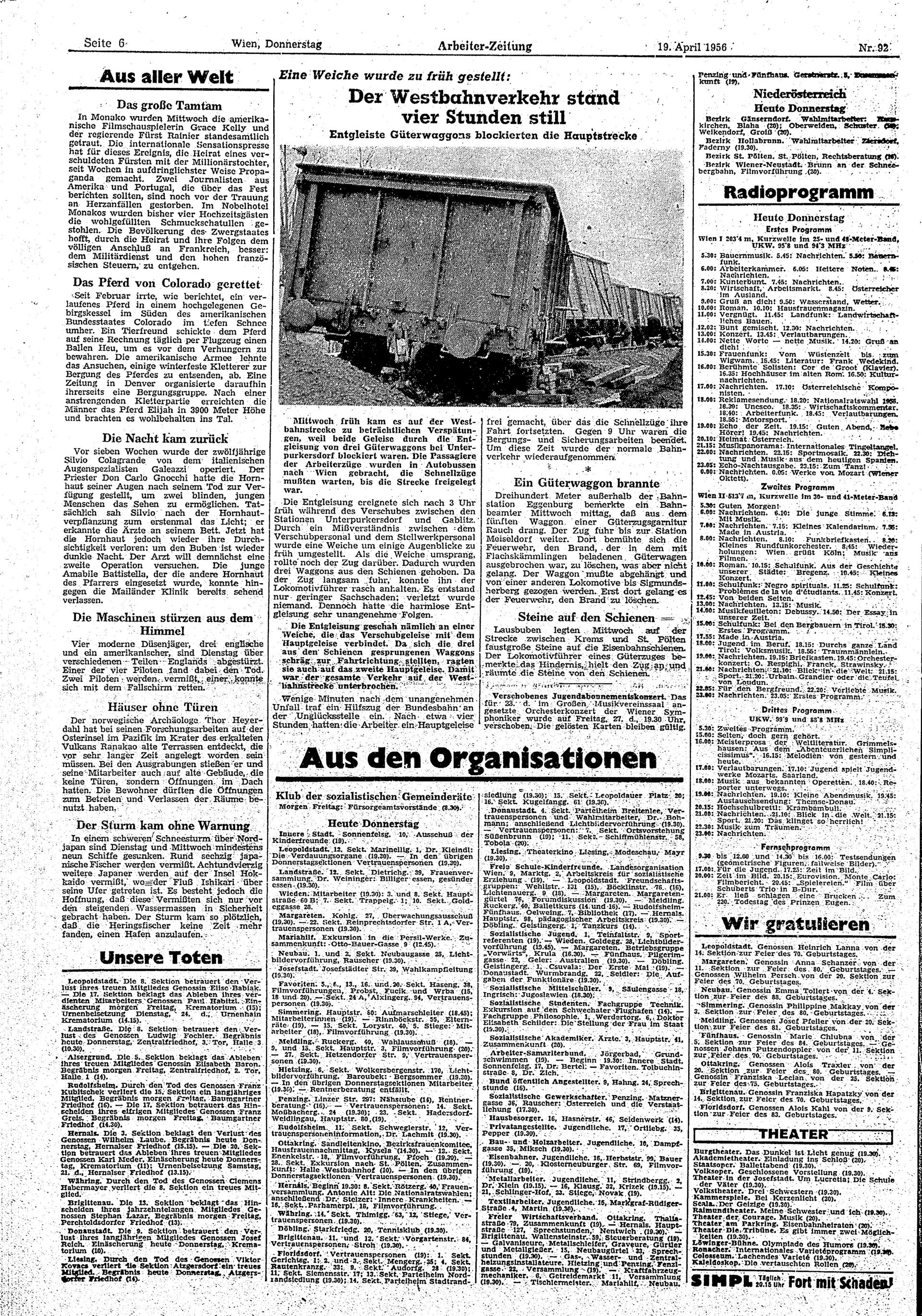Ausgabe Do. 19.04.1956, Seite 6