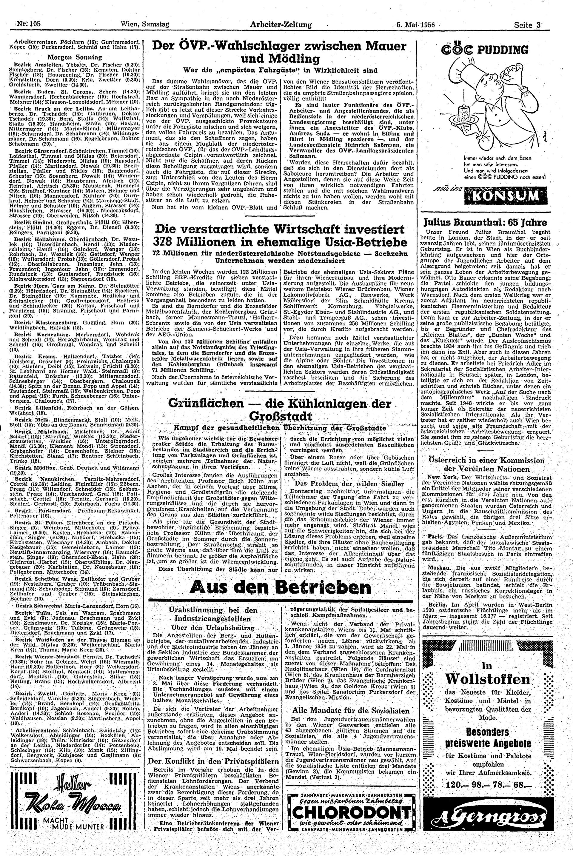 Ausgabe Sa. 05.05.1956, Seite 3