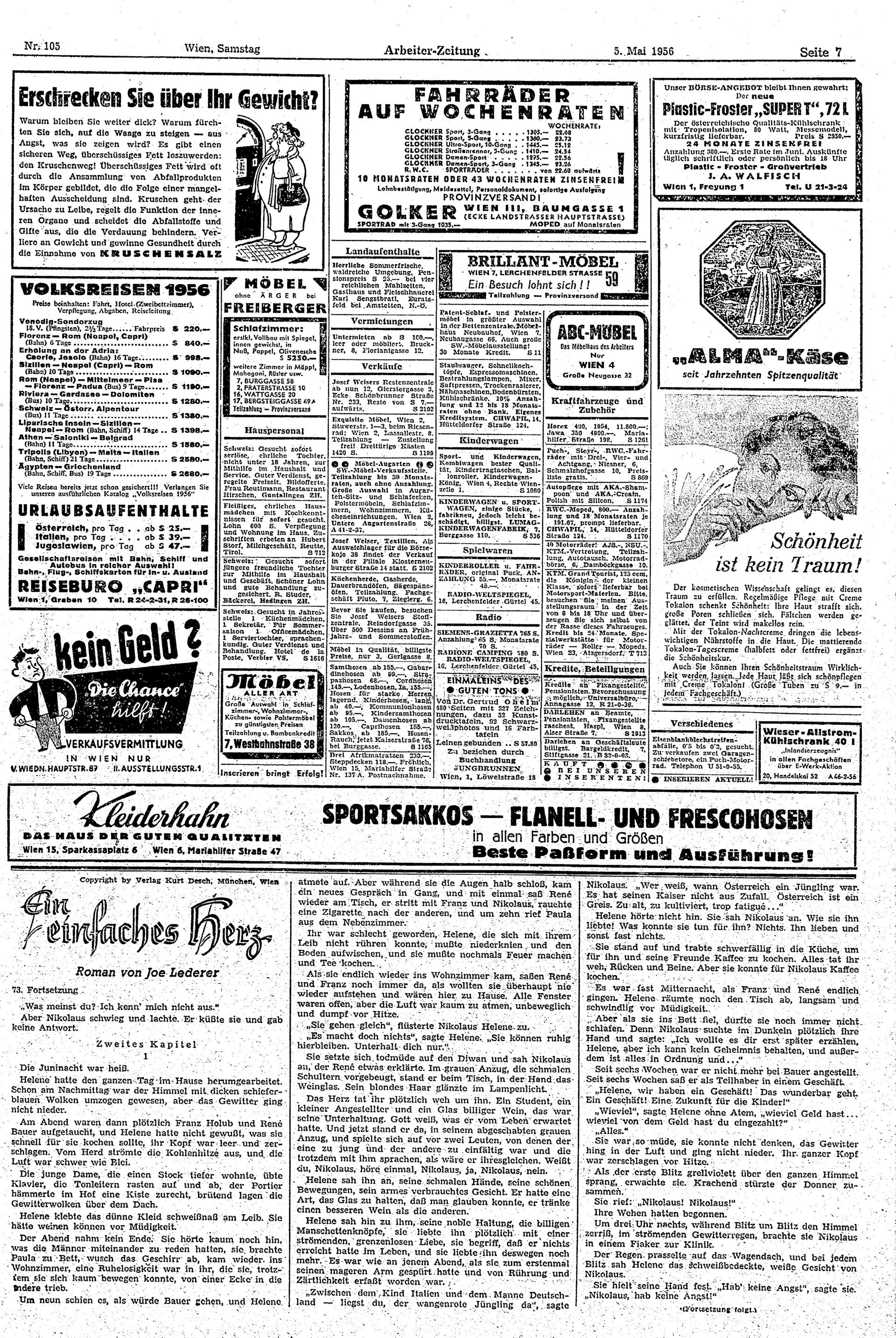 Ausgabe Sa. 05.05.1956, Seite 7