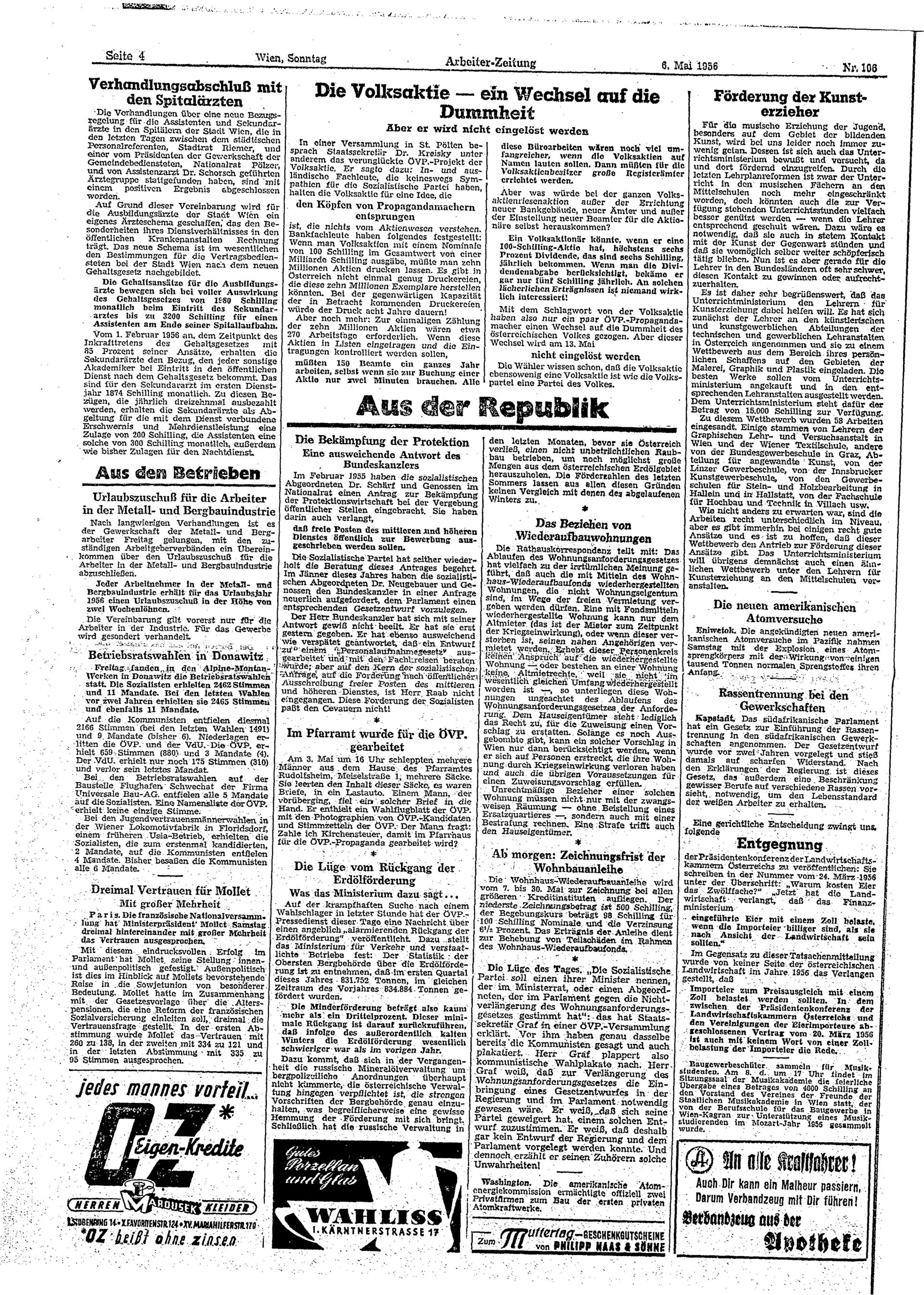 Ausgabe So. 06.05.1956, Seite 4