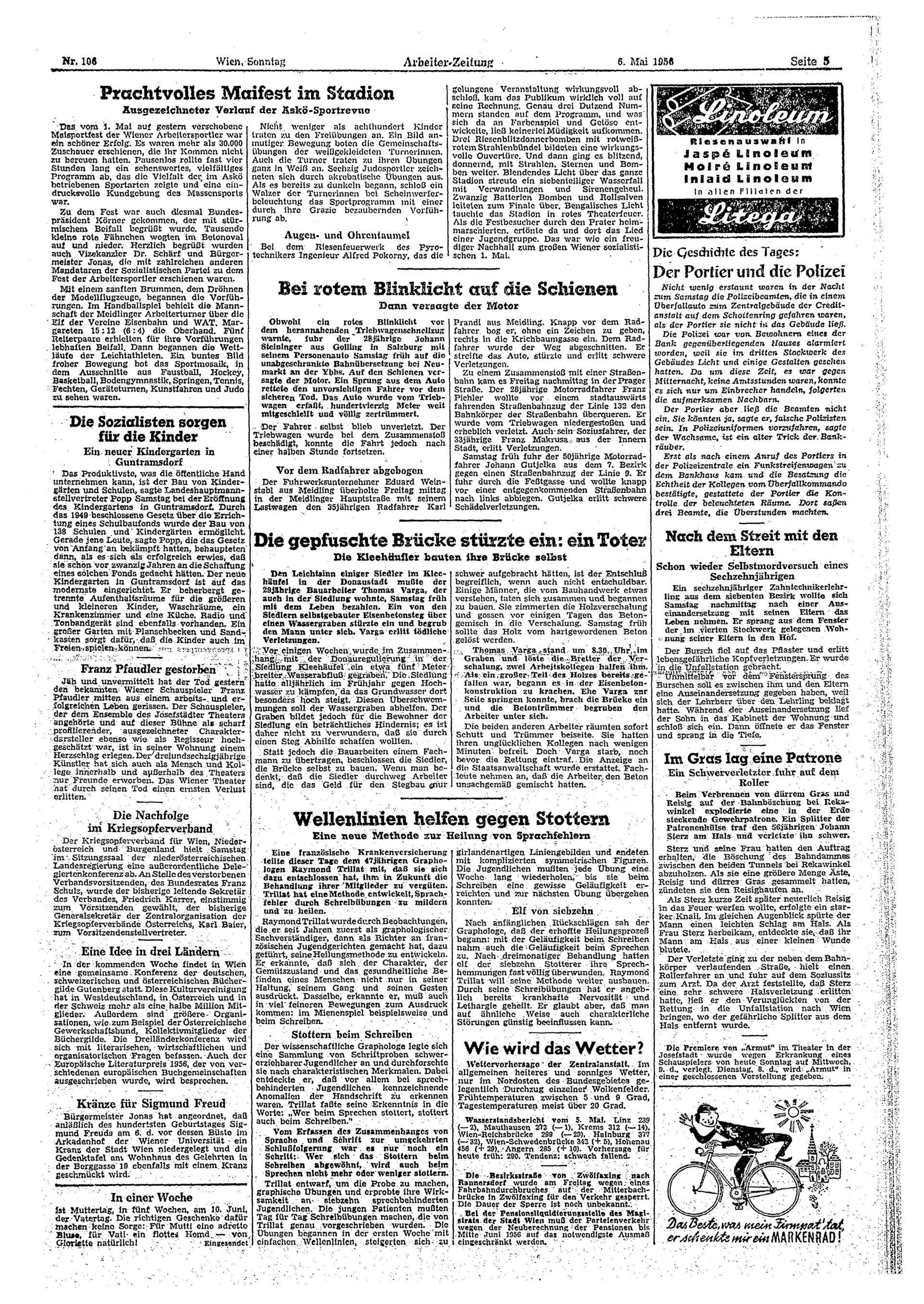Ausgabe So. 06.05.1956, Seite 5