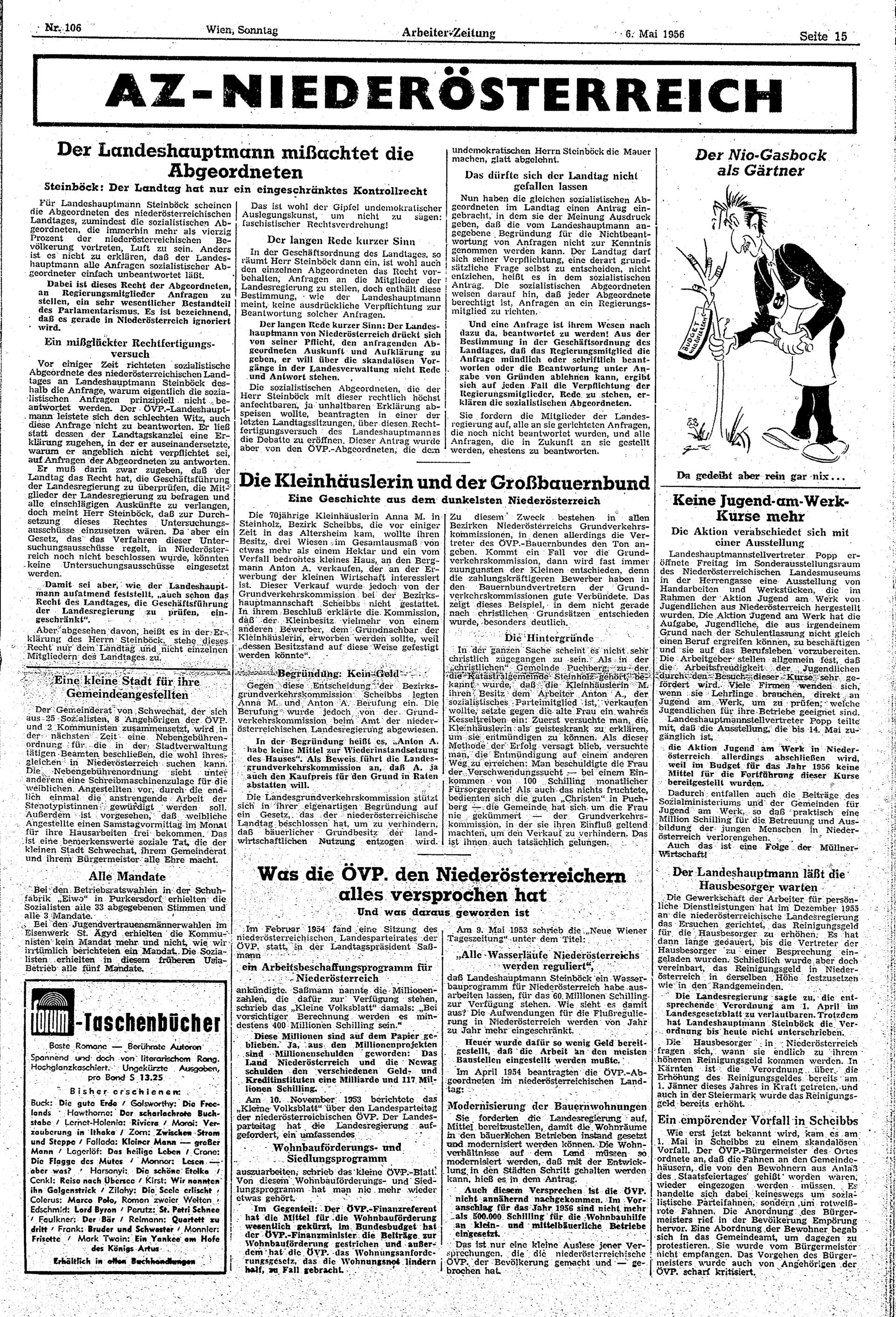 Ausgabe So. 06.05.1956, Seite 15