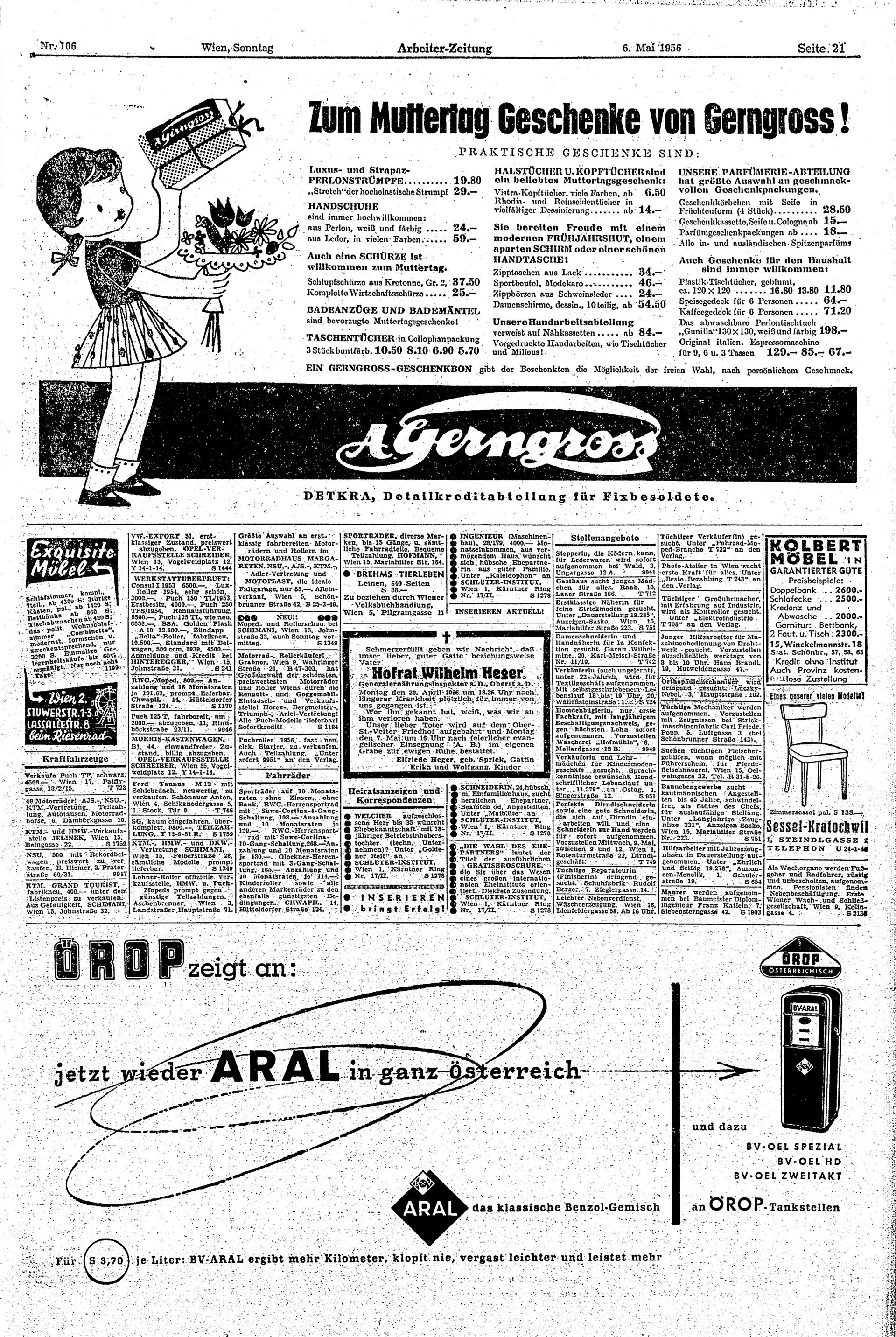 Ausgabe So. 06.05.1956, Seite 21