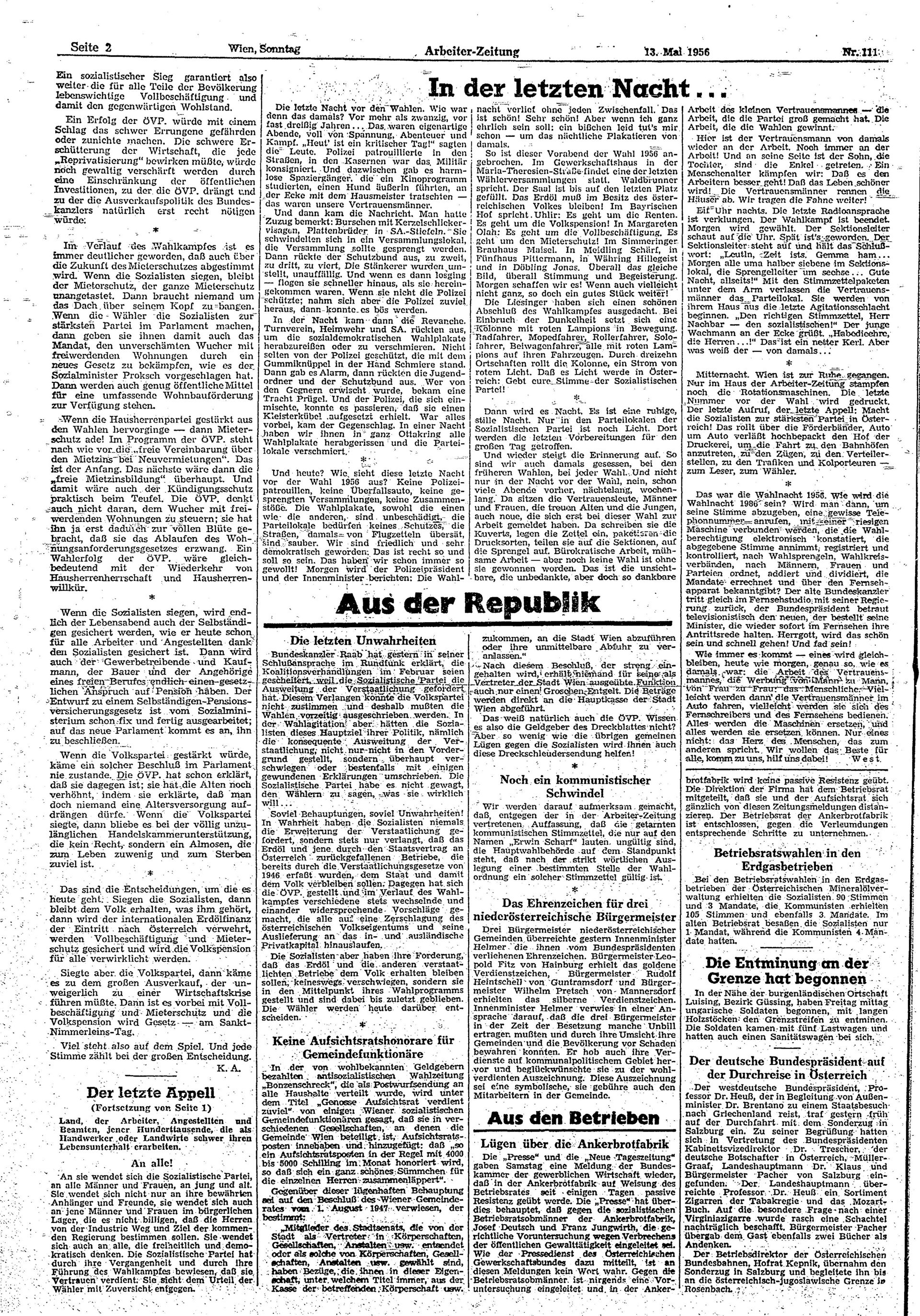 Ausgabe So. 13.05.1956, Seite 2