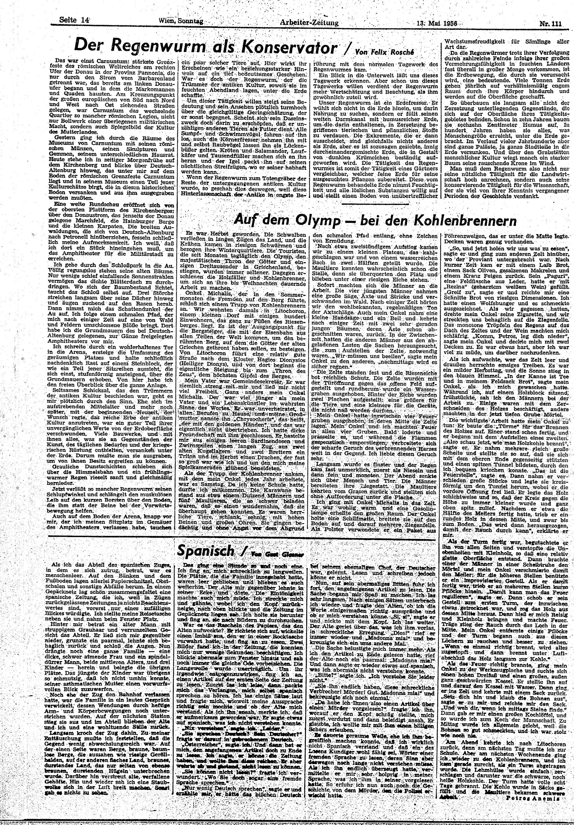 Ausgabe So. 13.05.1956, Seite 14
