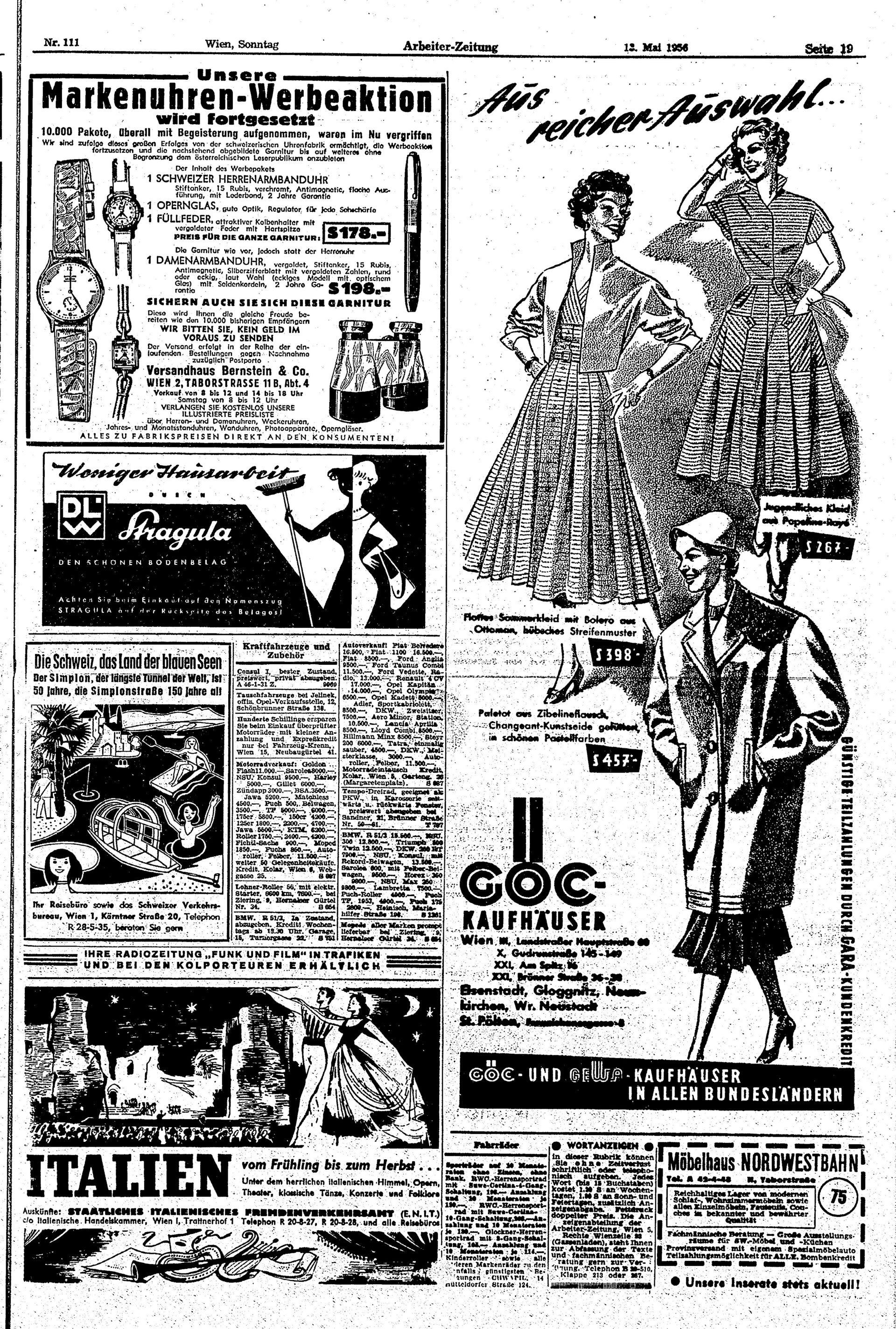 Ausgabe So. 13.05.1956, Seite 19