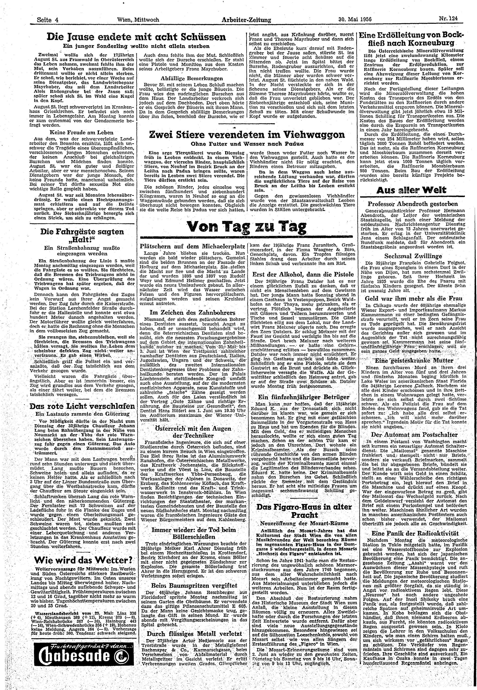 Ausgabe Mi. 30.05.1956, Seite 4