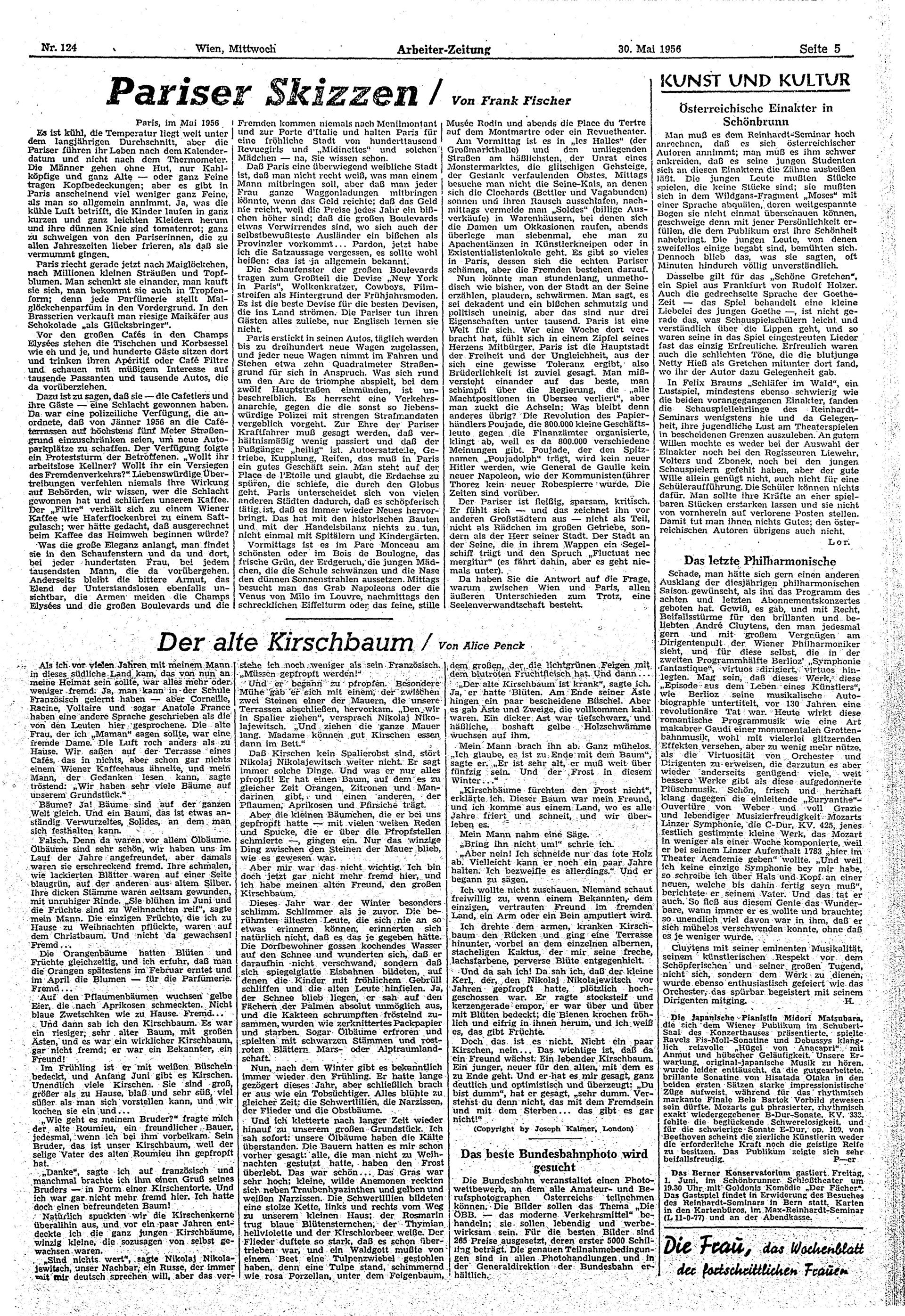 Ausgabe Mi. 30.05.1956, Seite 5