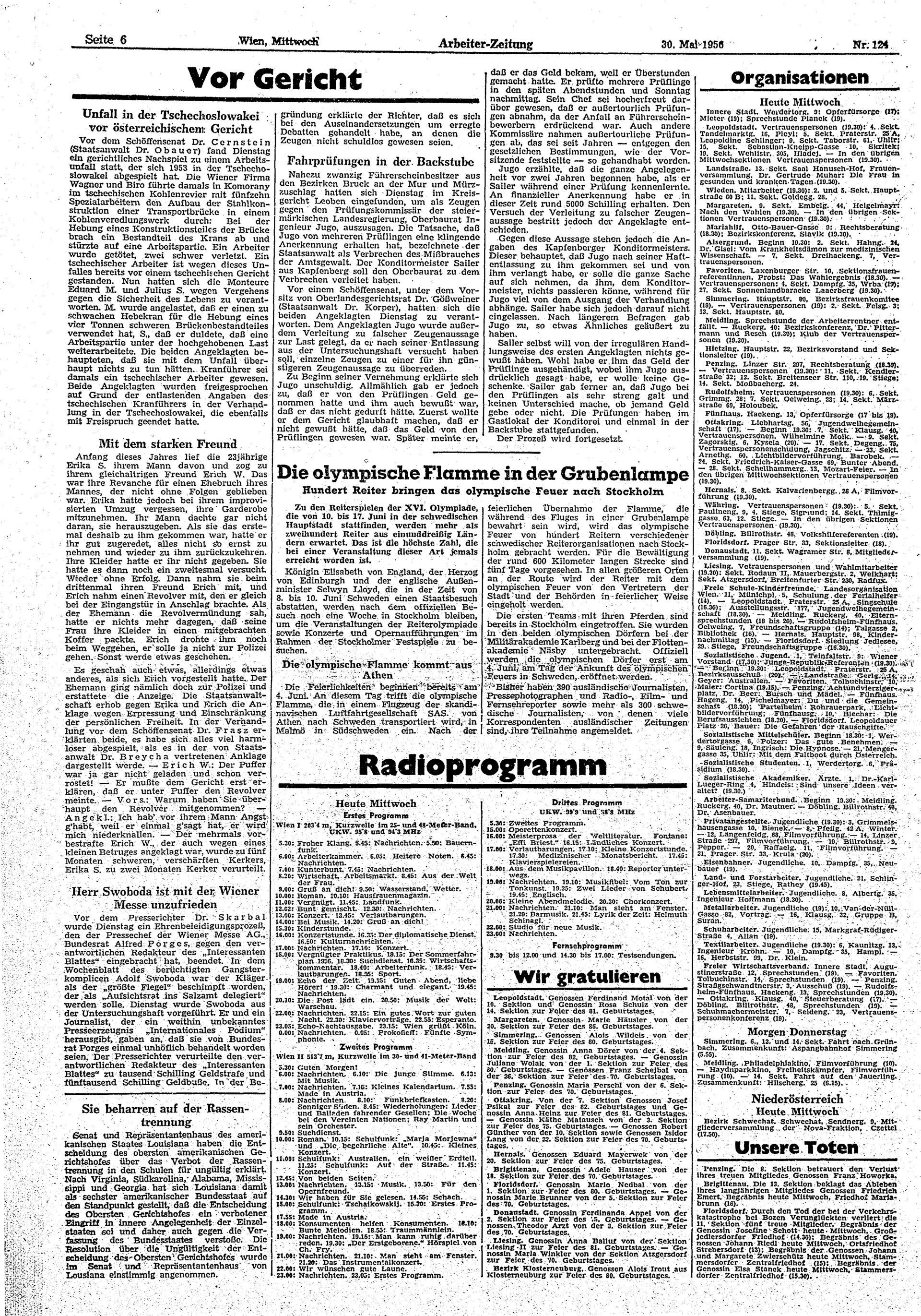 Ausgabe Mi. 30.05.1956, Seite 6