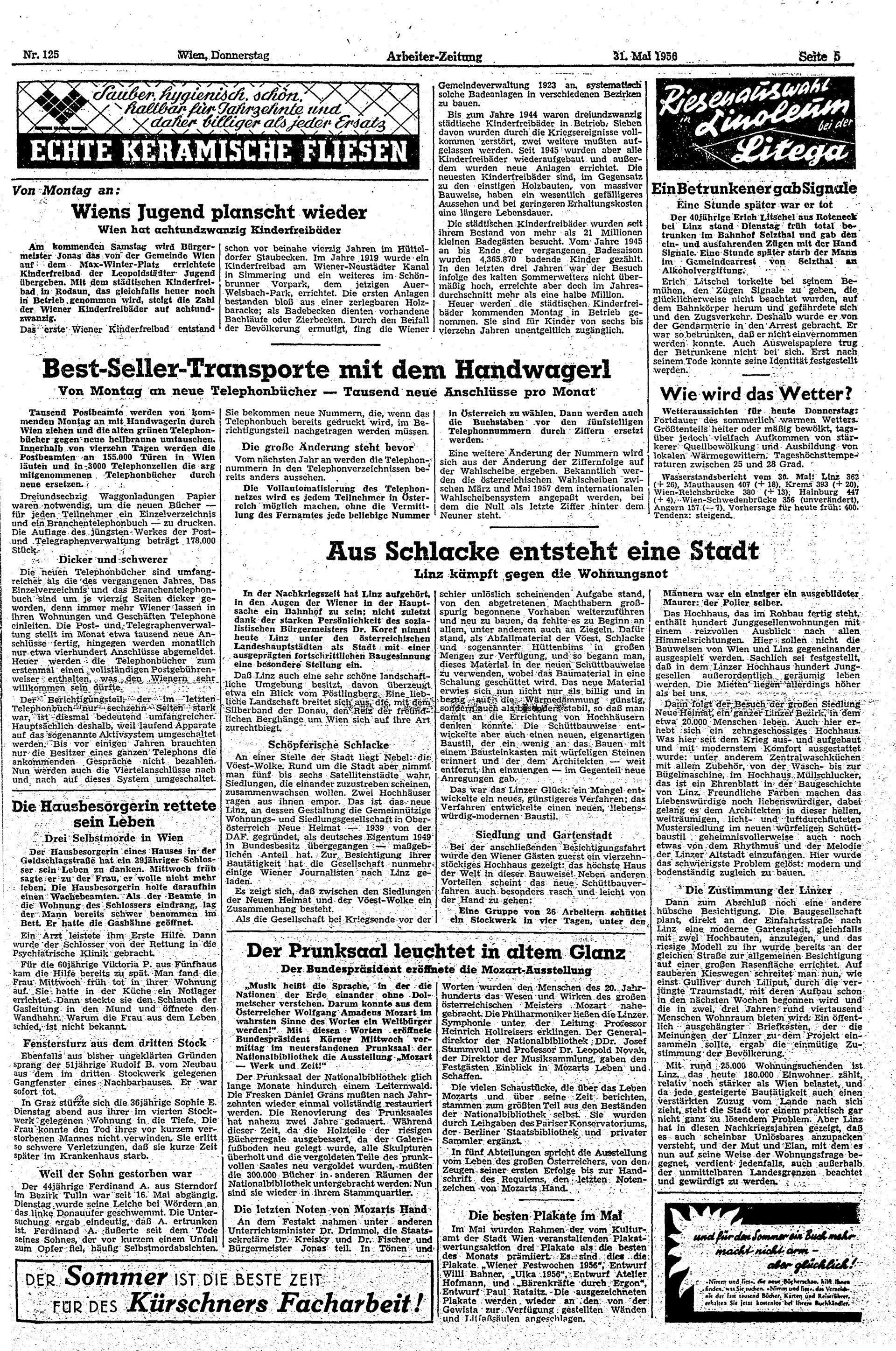 Ausgabe Do. 31.05.1956, Seite 5