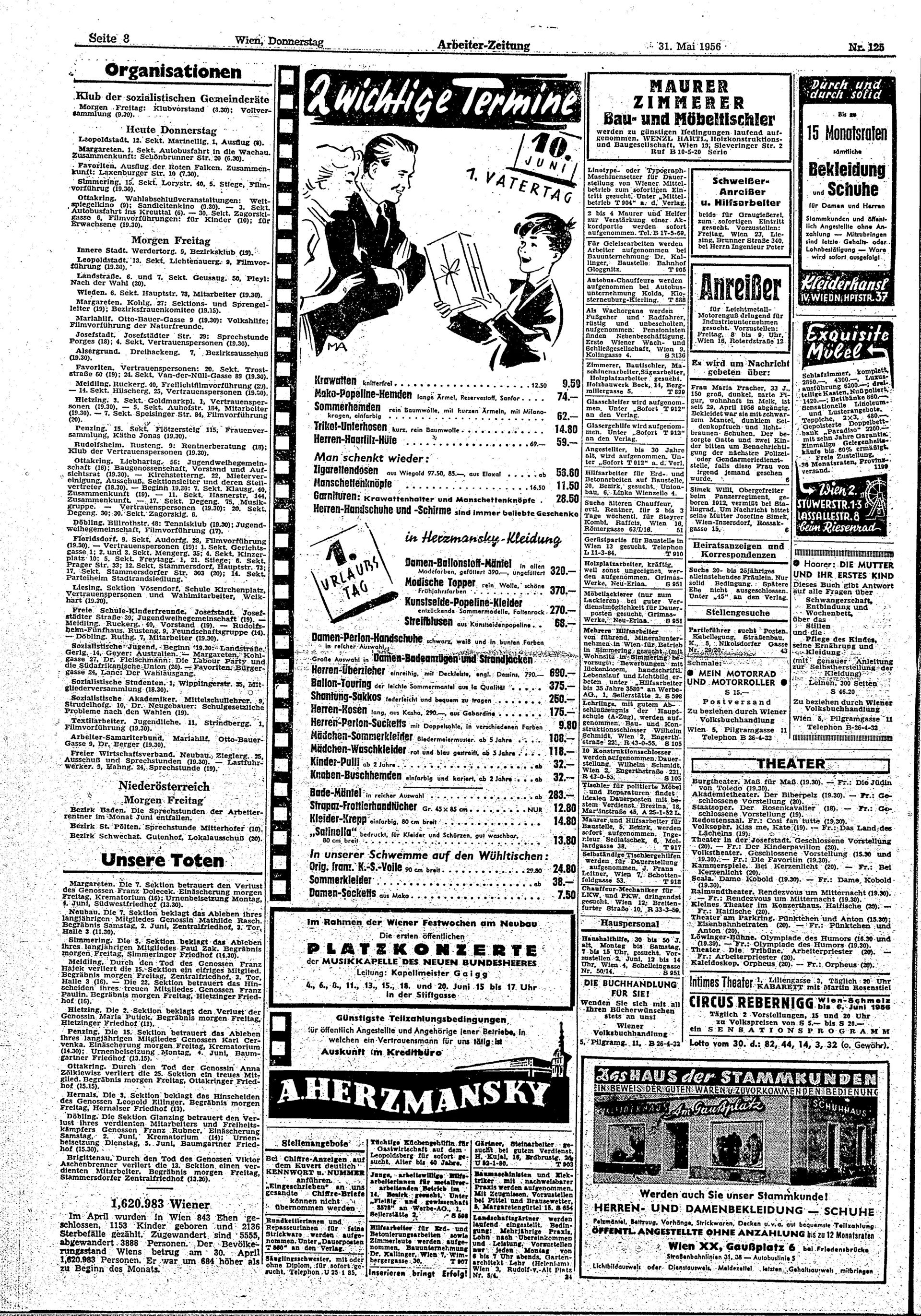 Ausgabe Do. 31.05.1956, Seite 8