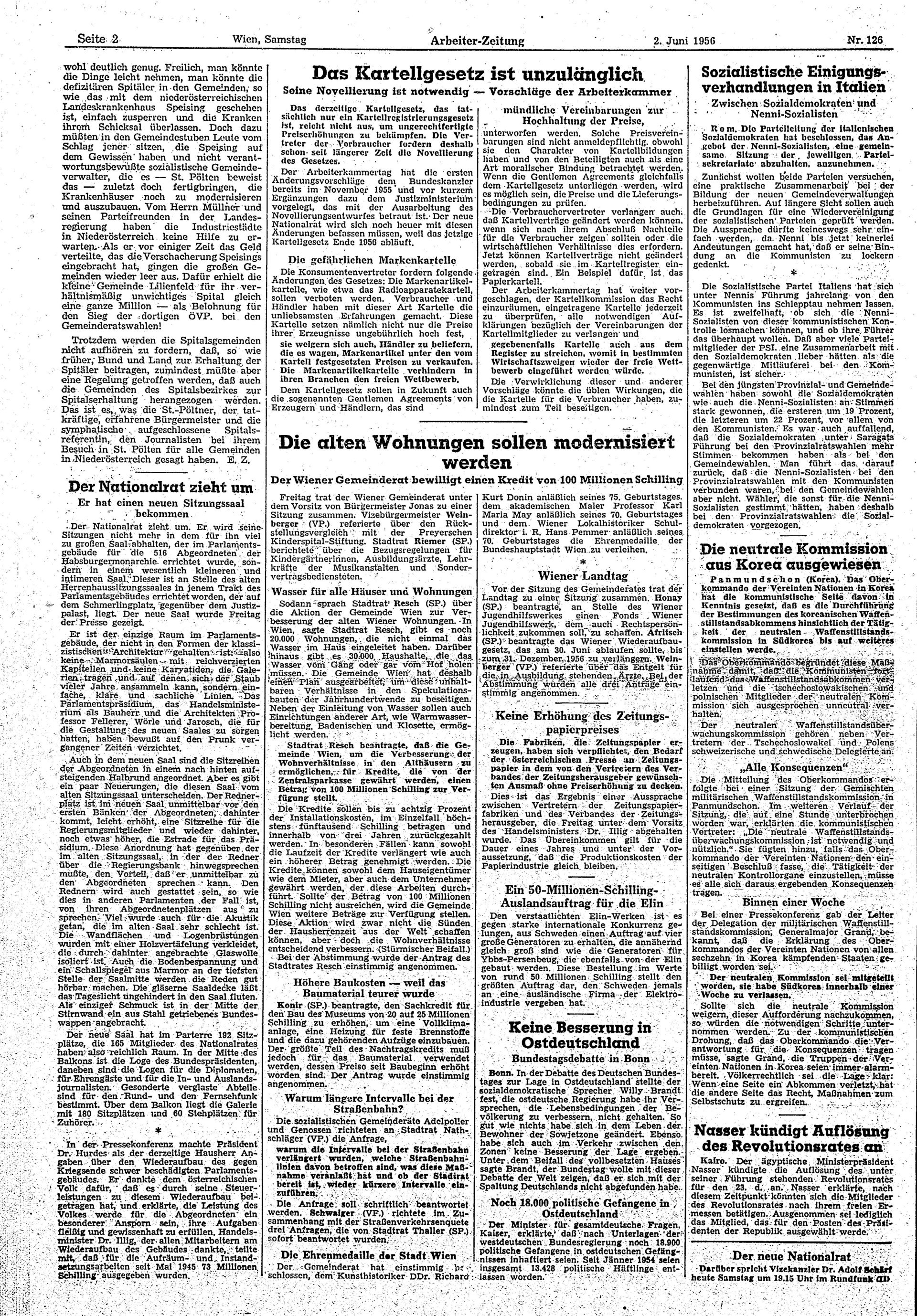 Ausgabe Sa. 02.06.1956, Seite 2