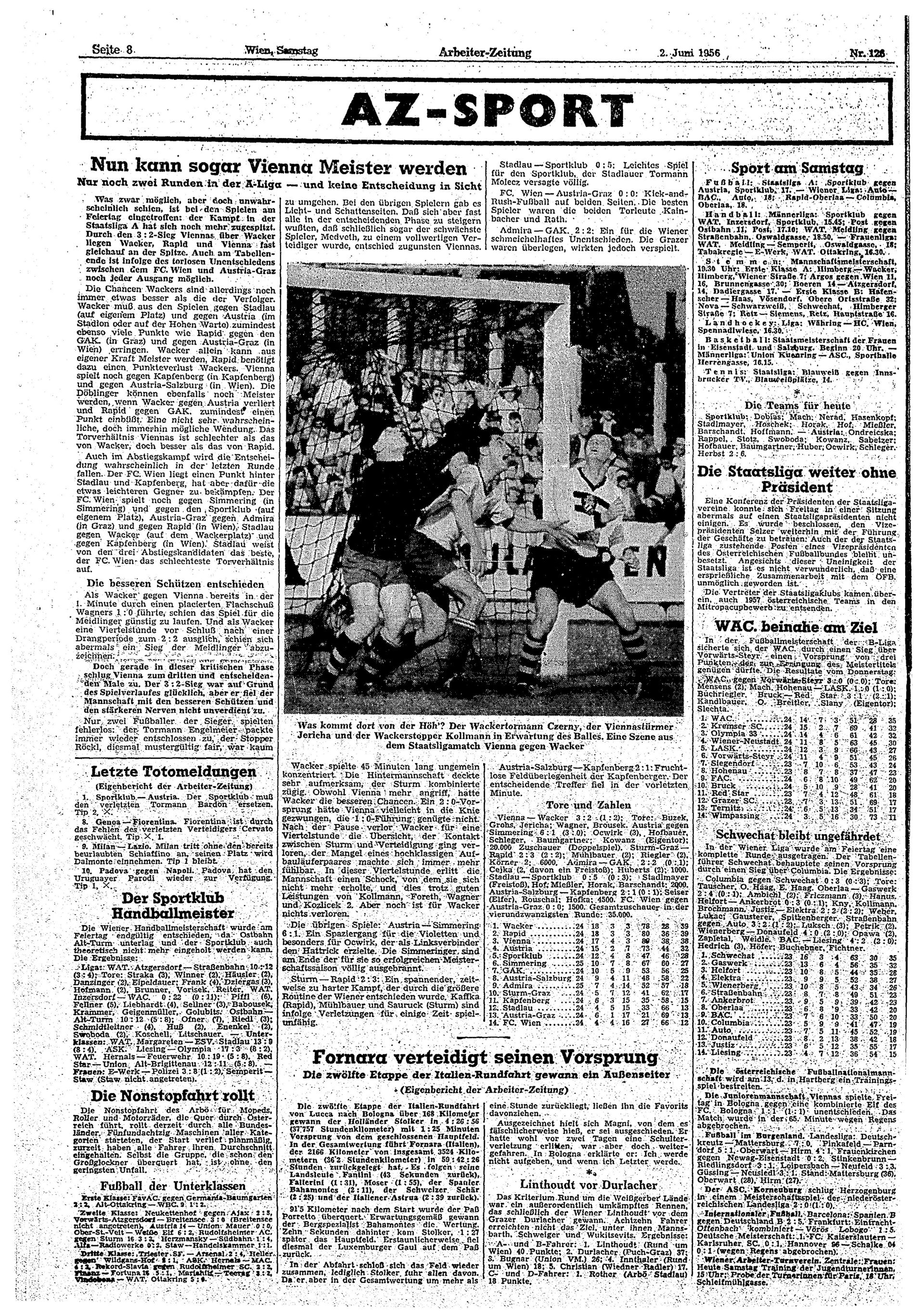 Ausgabe Sa. 02.06.1956, Seite 8