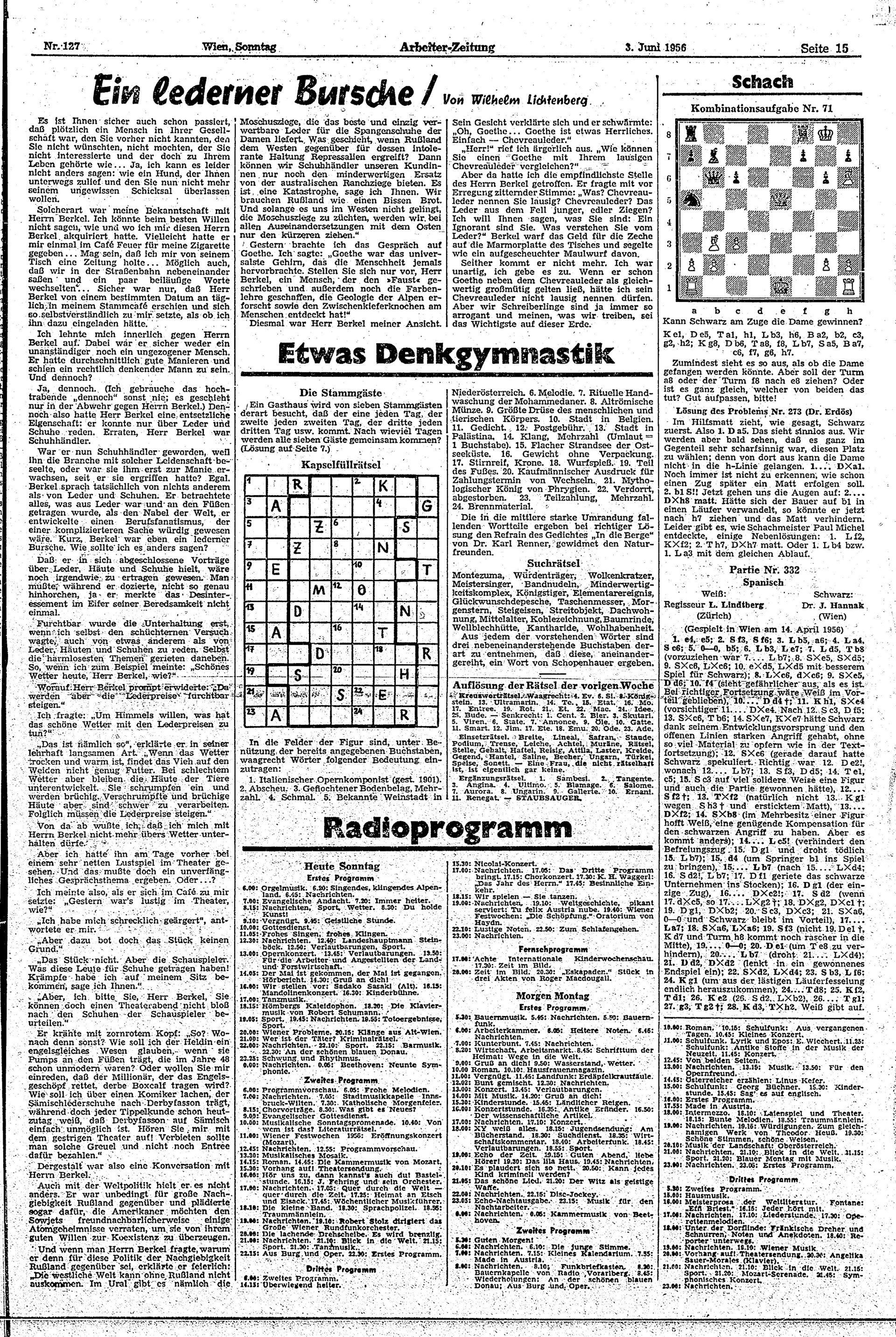 Ausgabe So. 03.06.1956, Seite 15