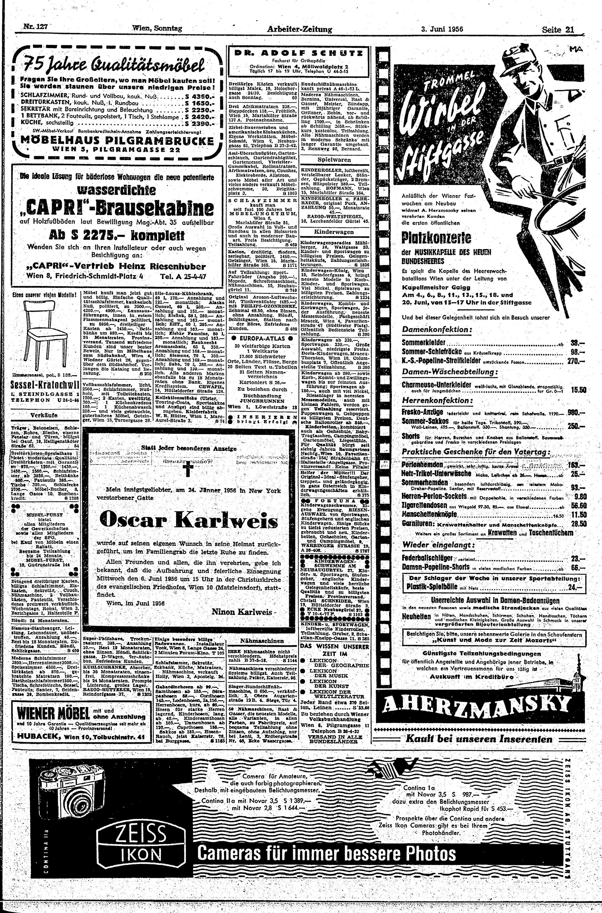 Ausgabe So. 03.06.1956, Seite 21