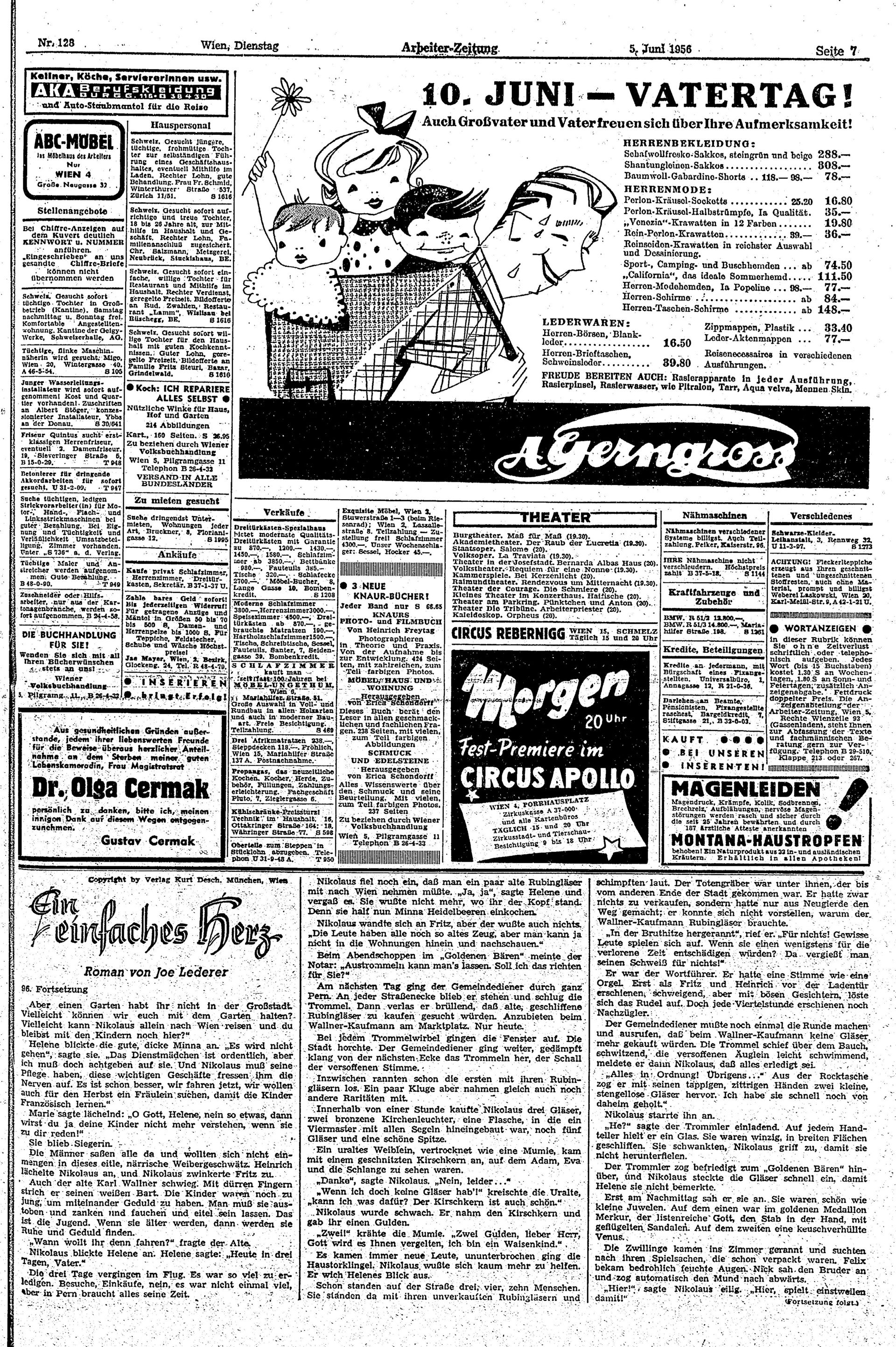 Ausgabe Di. 05.06.1956, Seite 7