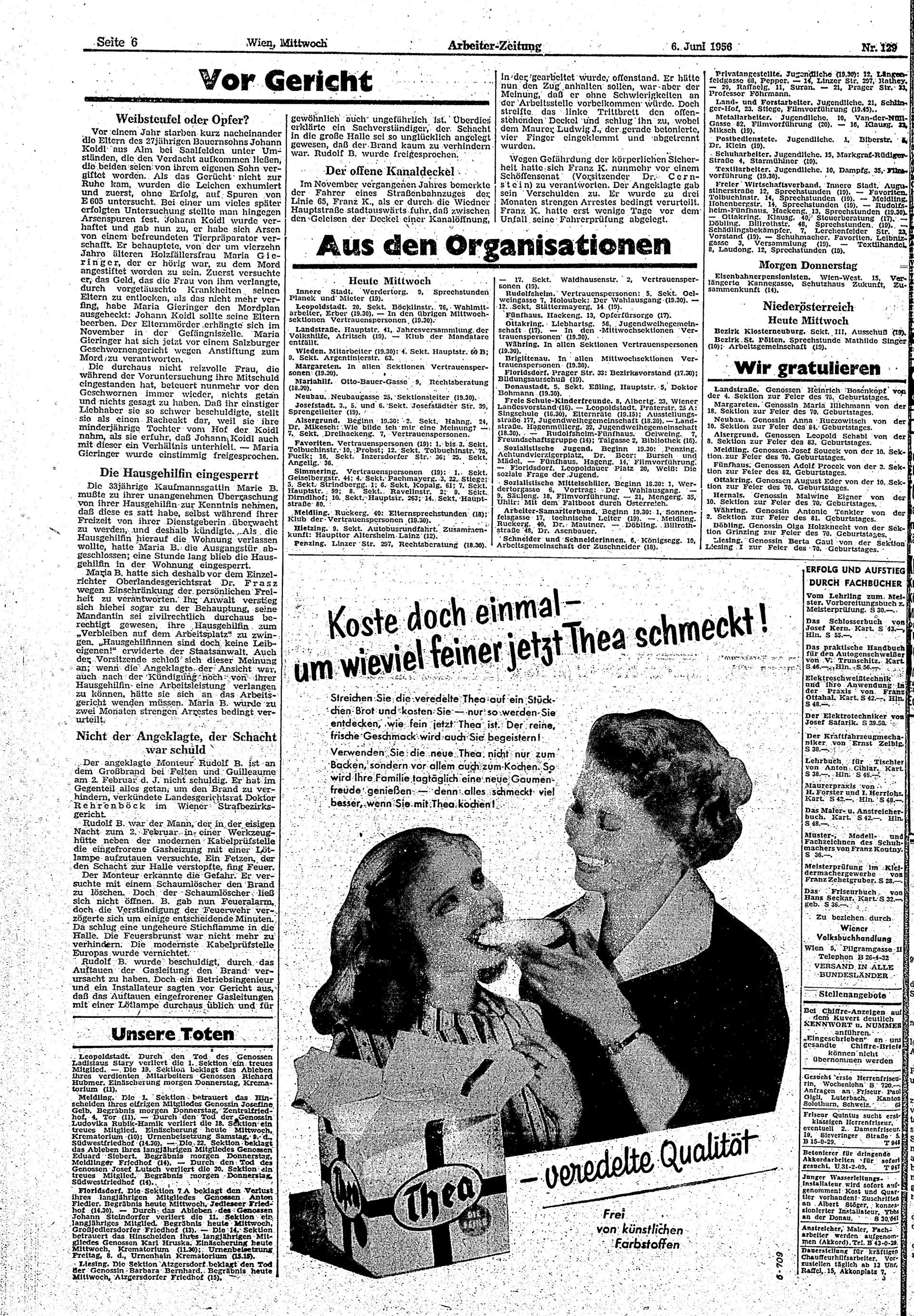 Ausgabe Mi. 06.06.1956, Seite 6