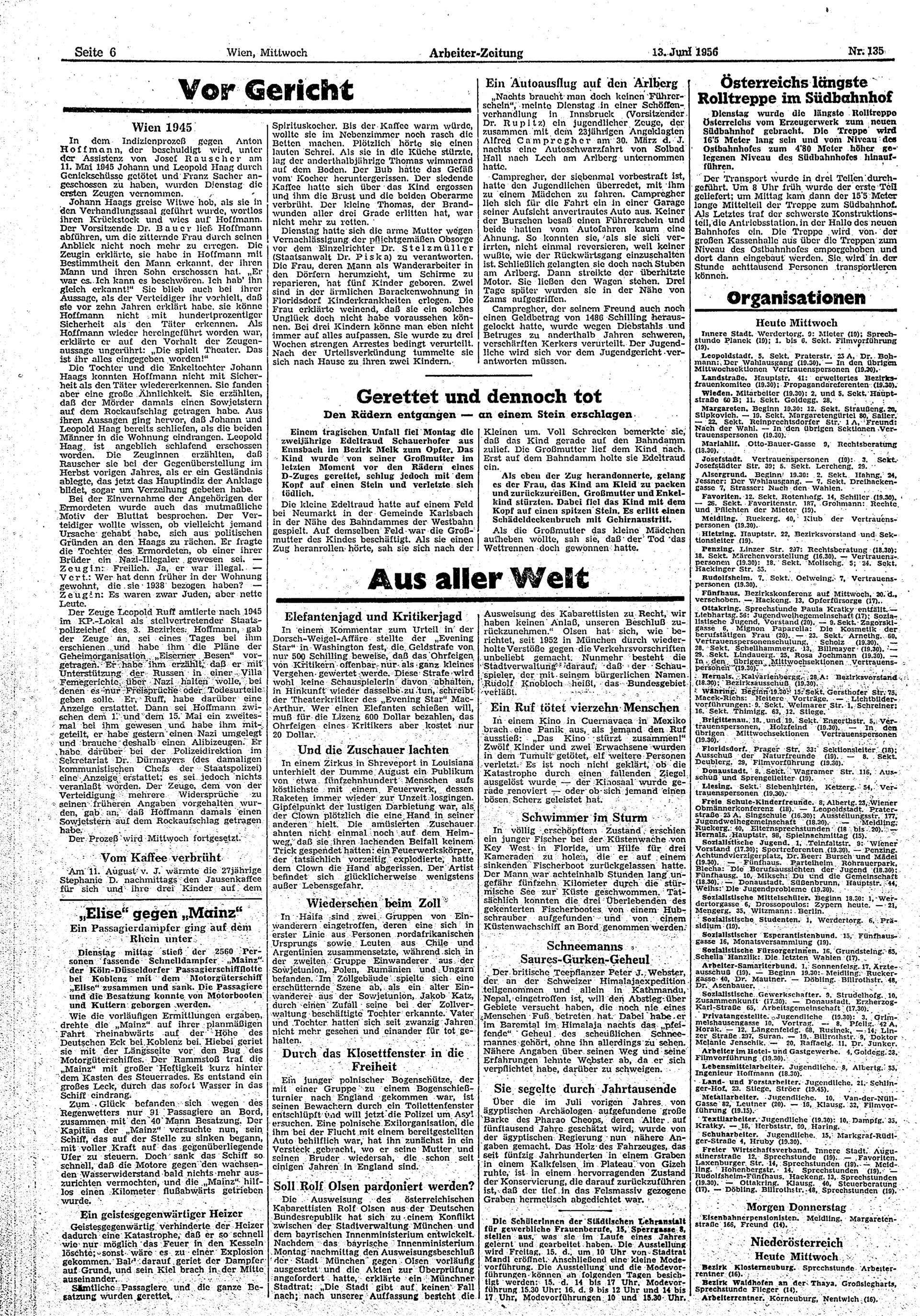 Ausgabe Mi. 13.06.1956, Seite 6