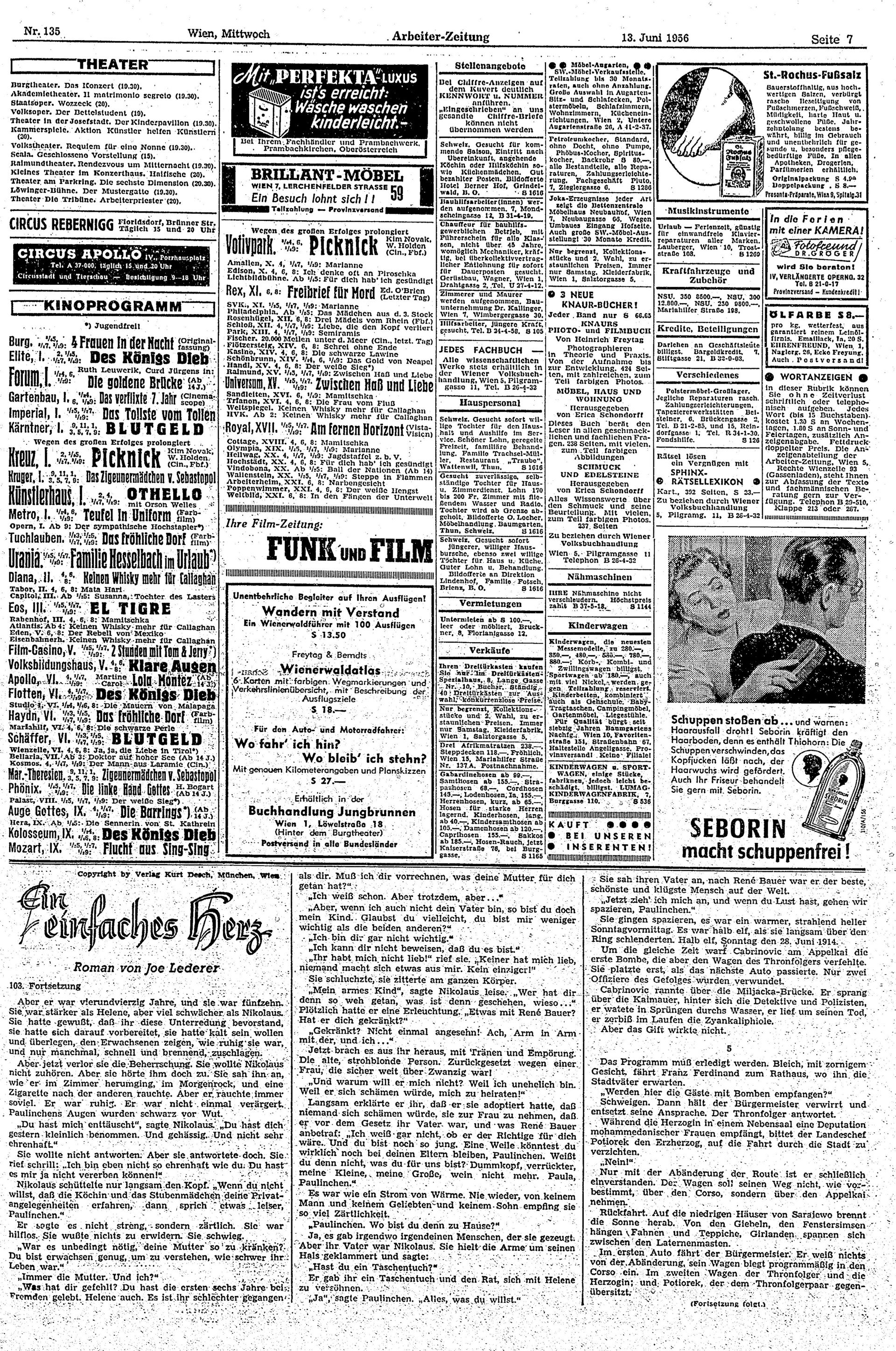 Ausgabe Mi. 13.06.1956, Seite 7