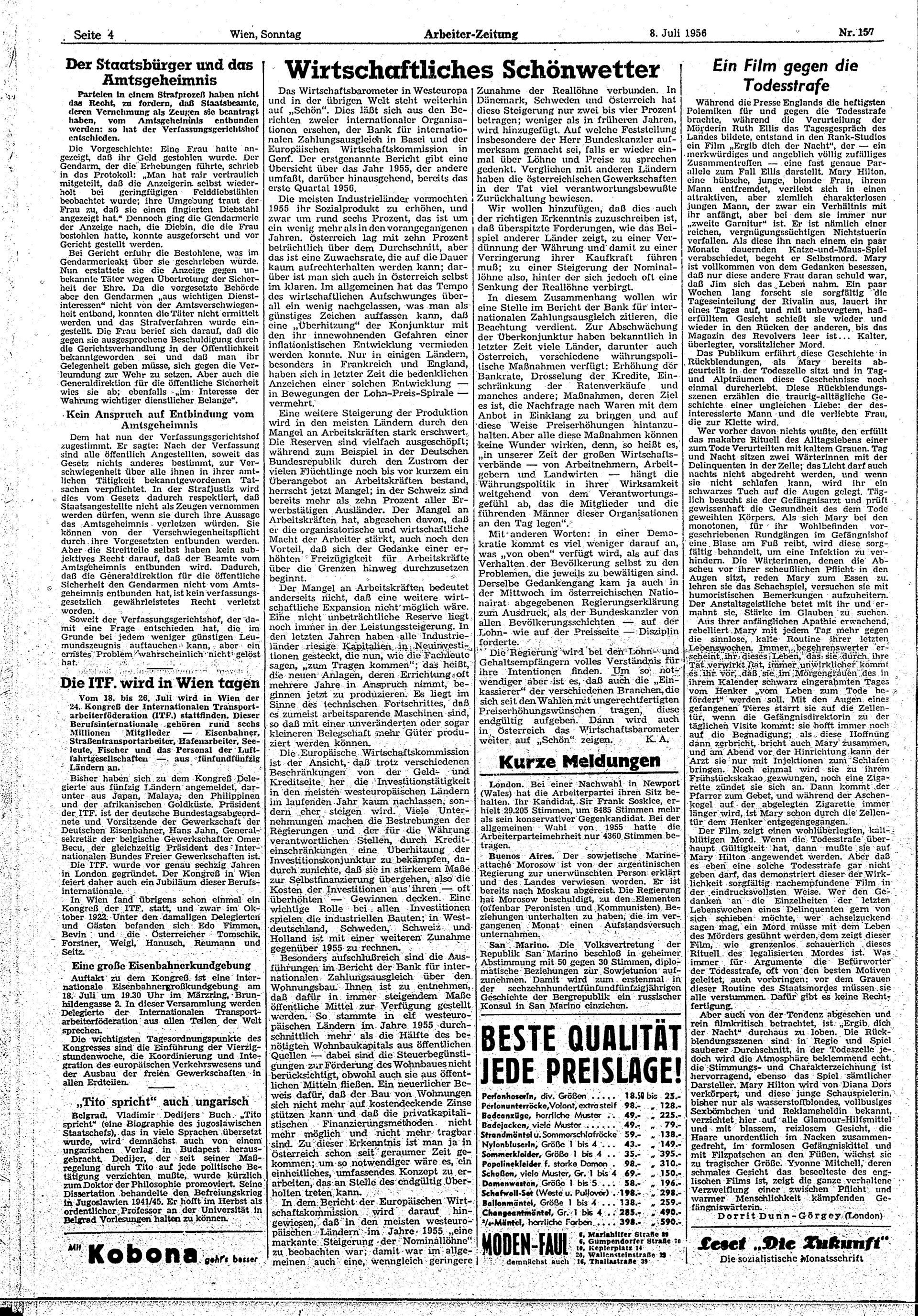 Ausgabe So. 08.07.1956, Seite 4