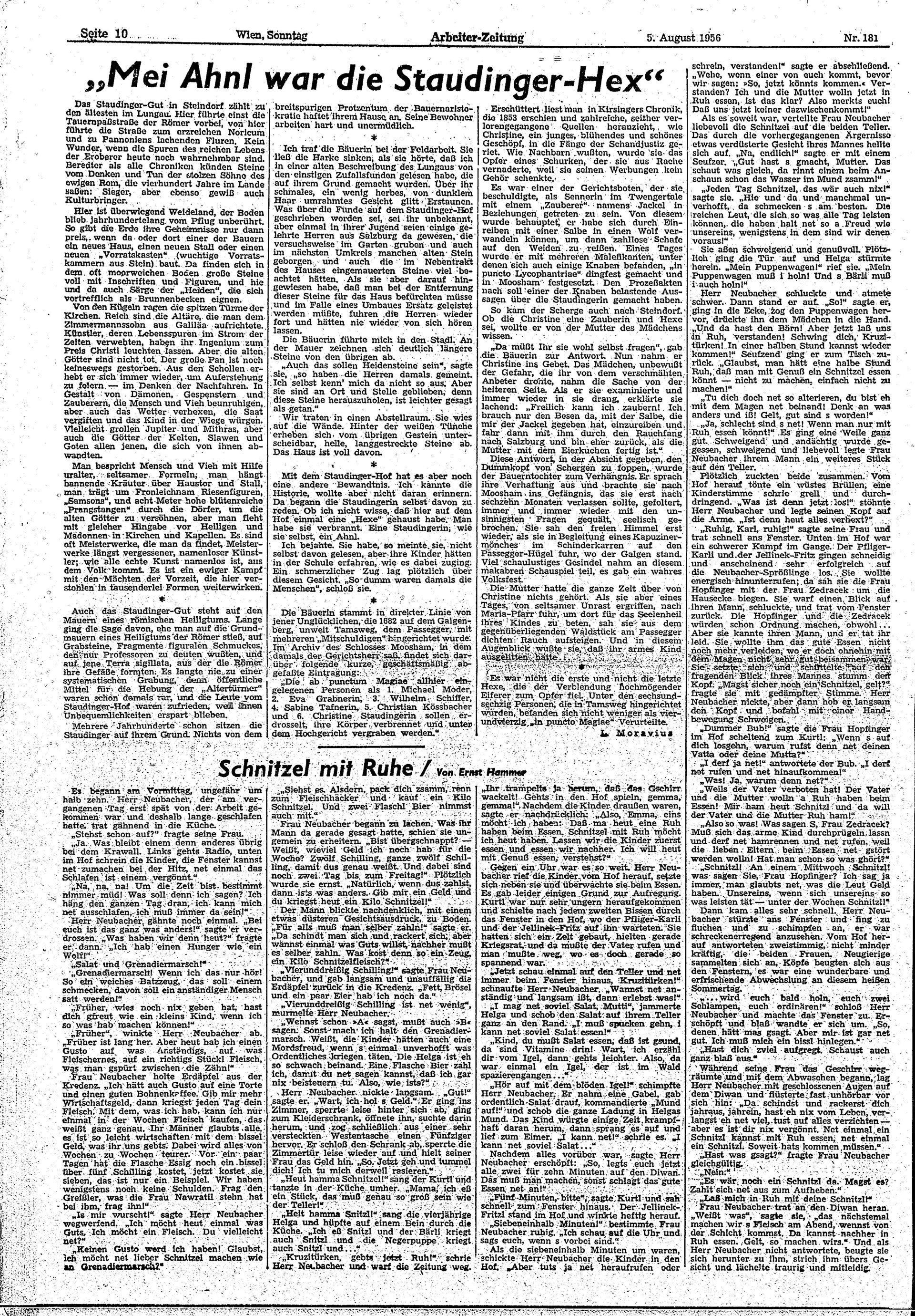 Ausgabe So. 05.08.1956, Seite 10