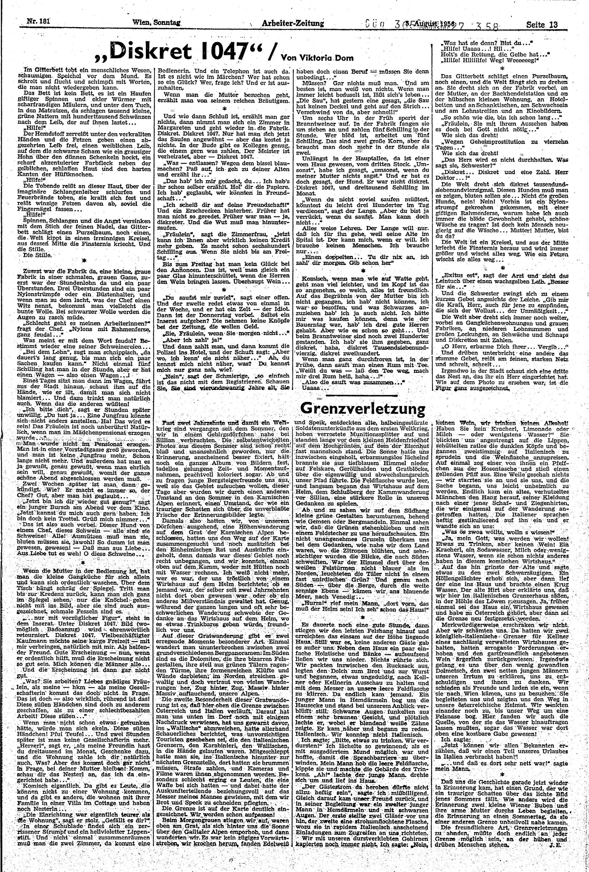 Ausgabe So. 05.08.1956, Seite 13