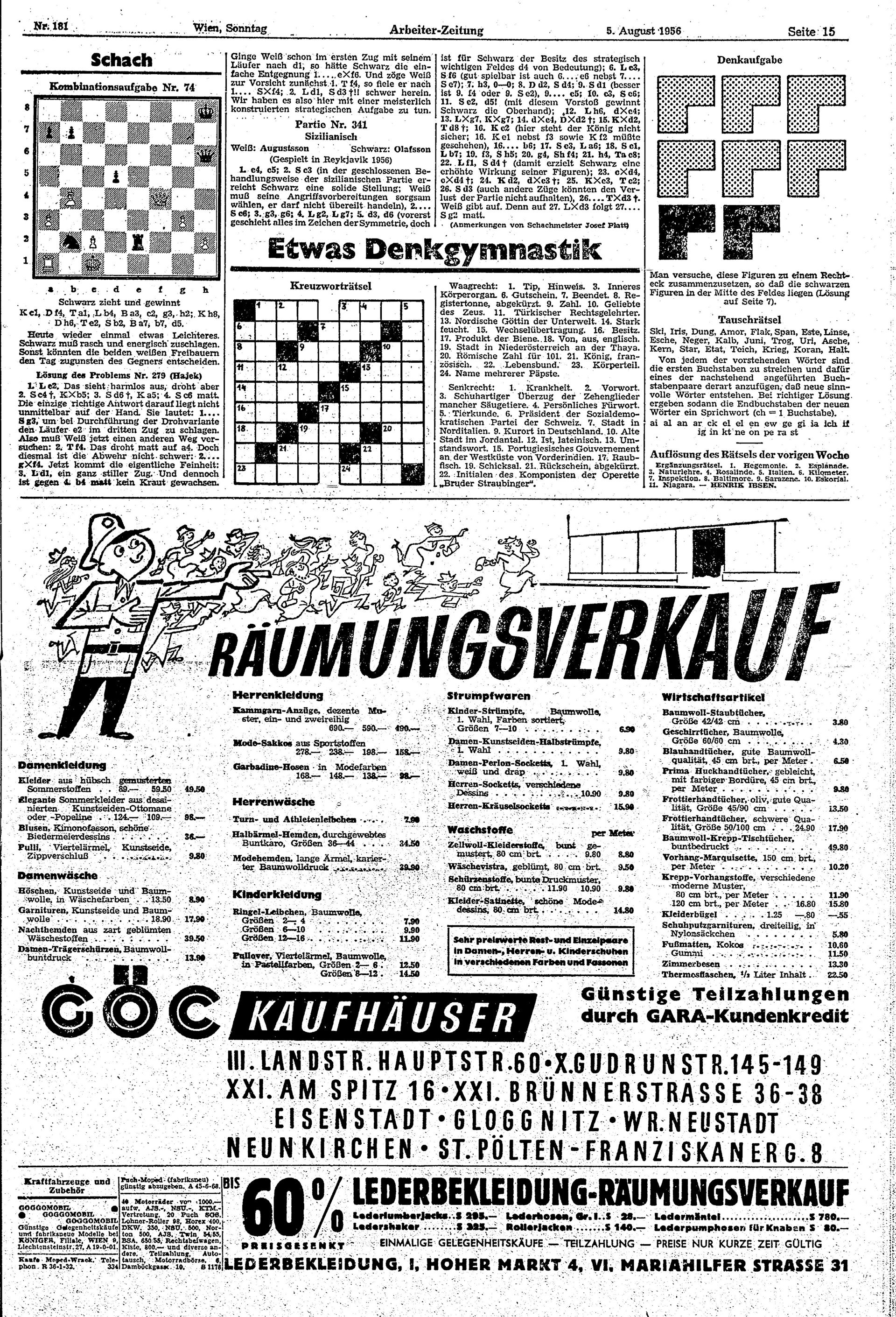 Ausgabe So. 05.08.1956, Seite 15