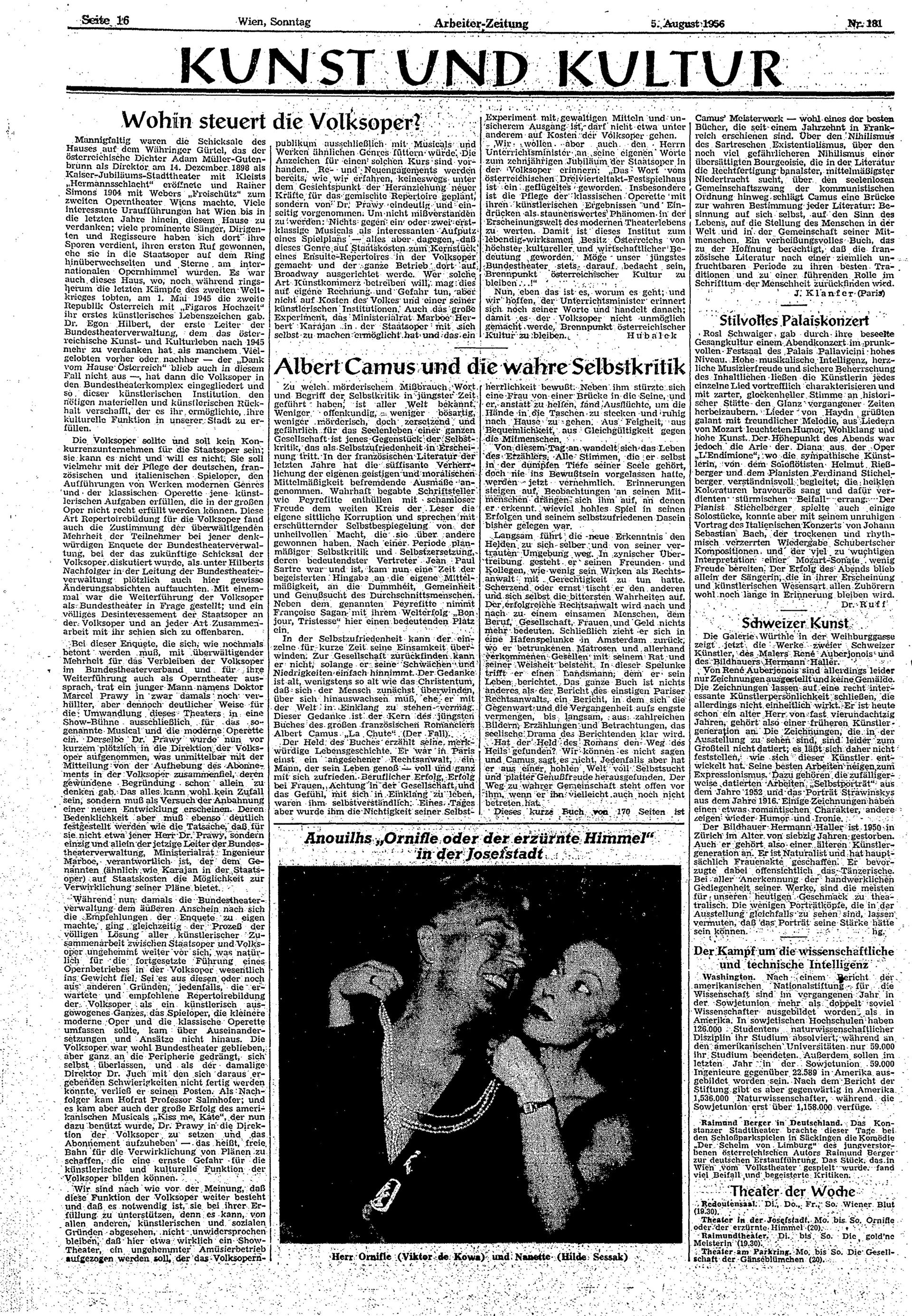 Ausgabe So. 05.08.1956, Seite 16