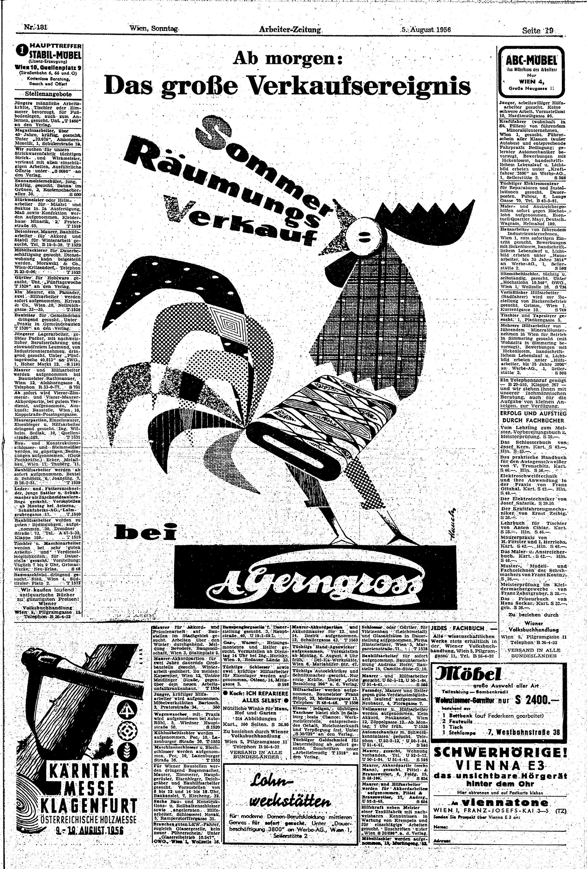 Ausgabe So. 05.08.1956, Seite 19