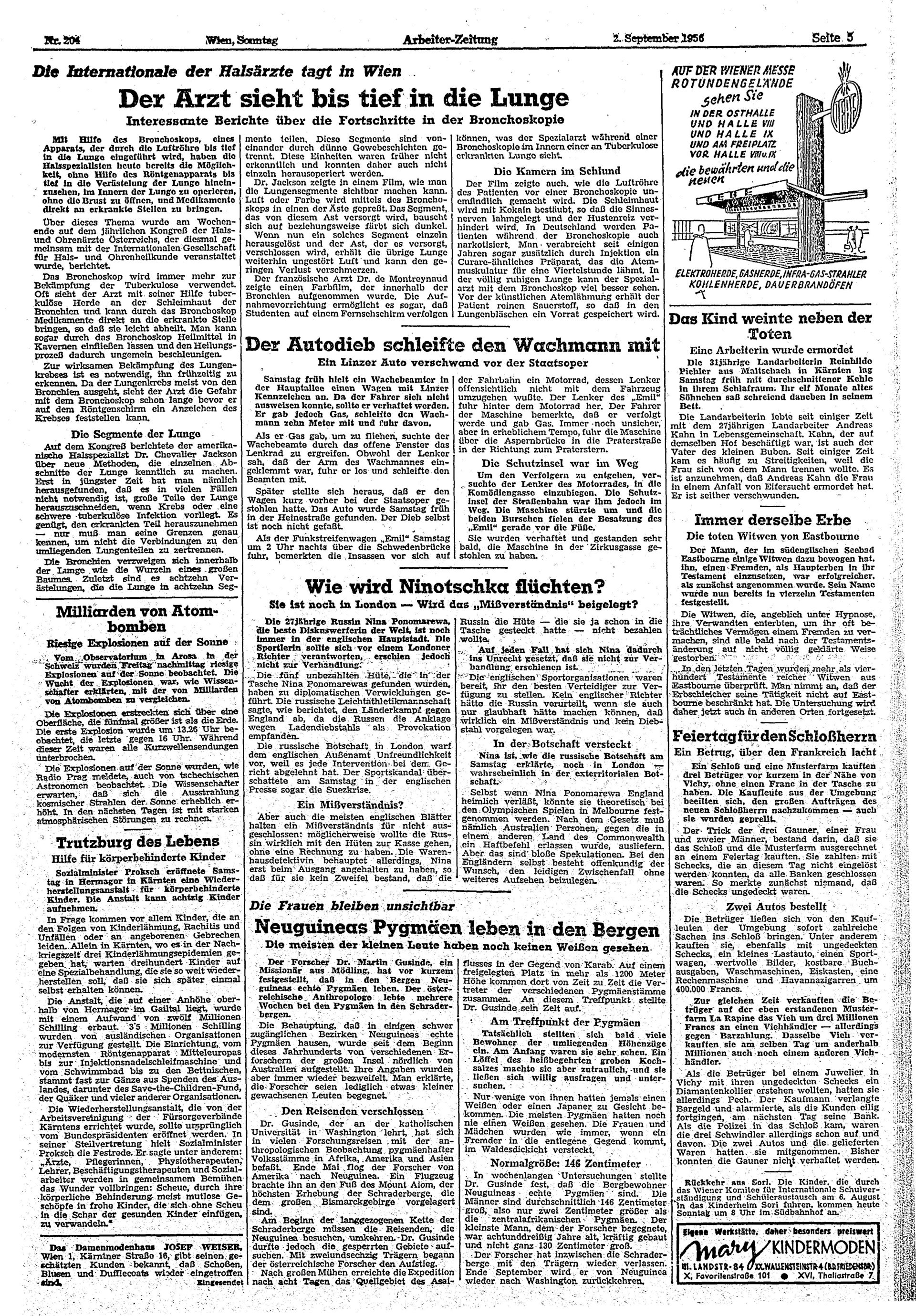 Ausgabe So. 02.09.1956, Seite 5