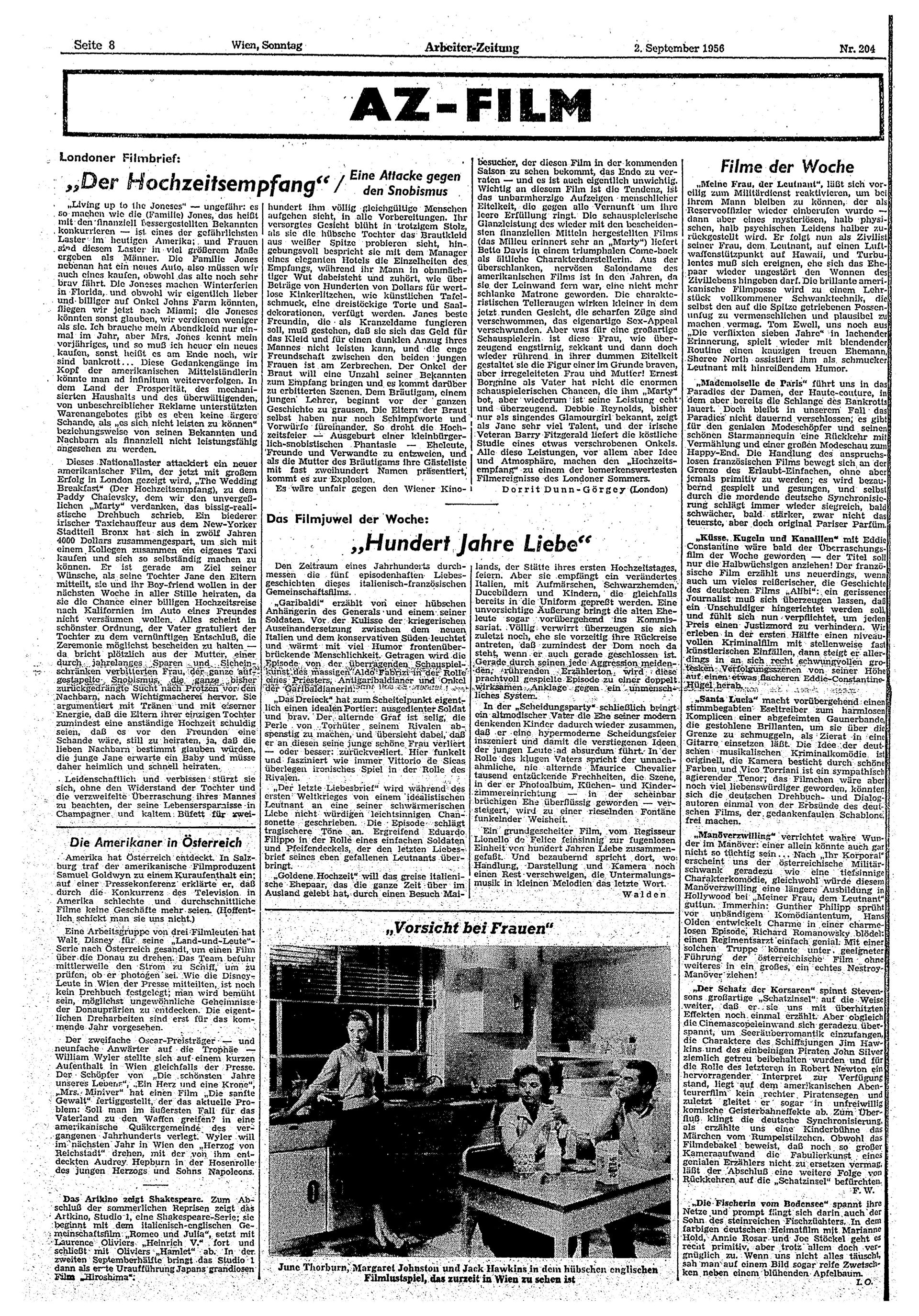 Ausgabe So. 02.09.1956, Seite 8