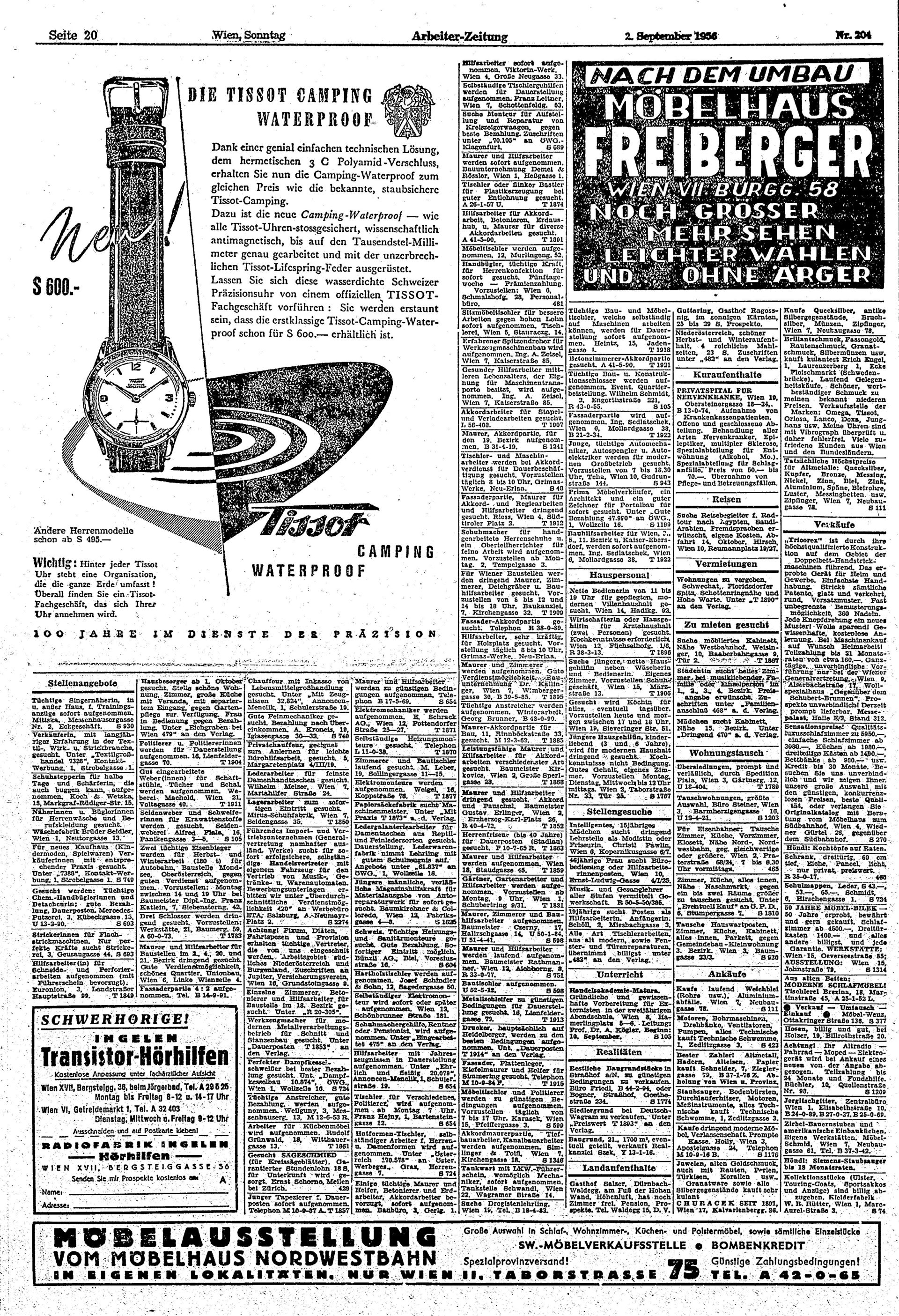 Ausgabe So. 02.09.1956, Seite 20