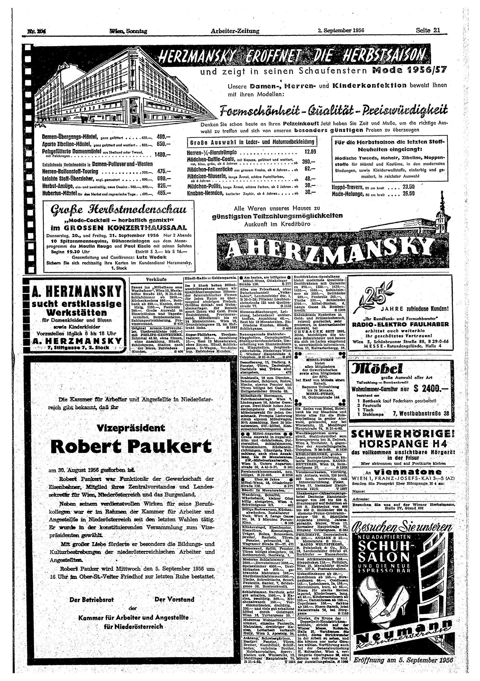 Ausgabe So. 02.09.1956, Seite 21