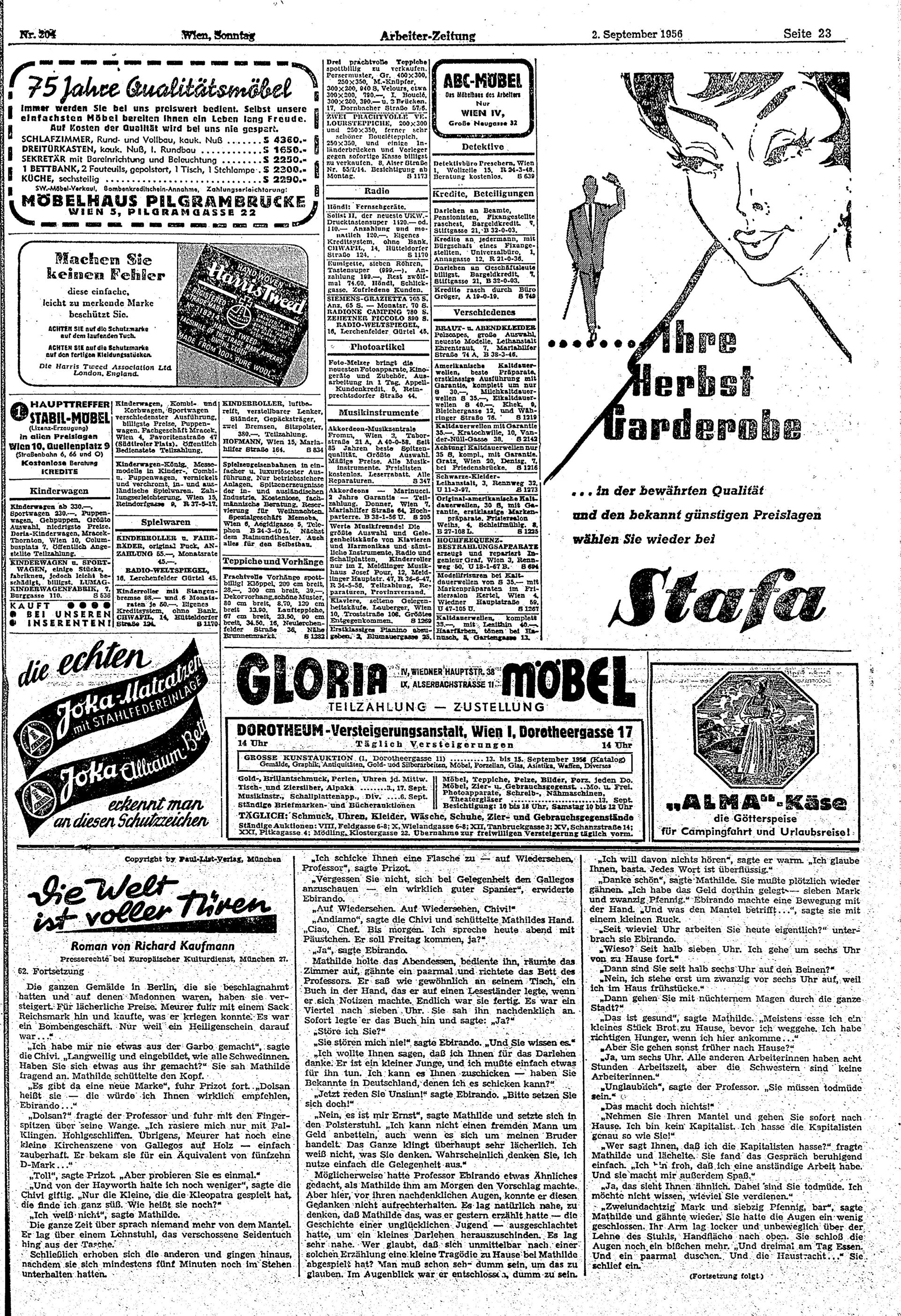 Ausgabe So. 02.09.1956, Seite 23