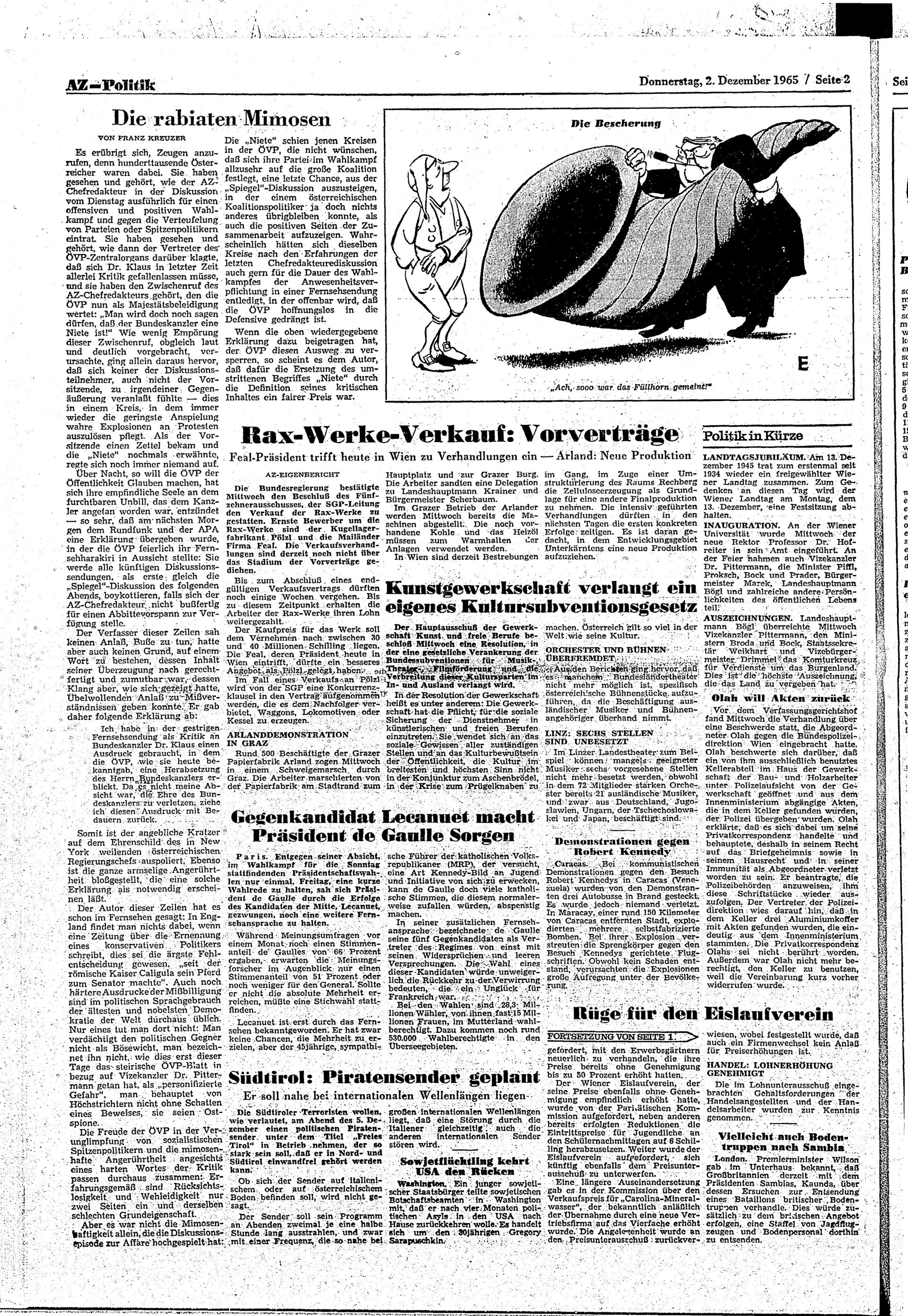 Ausgabe Do. 02.12.1965, Seite 2