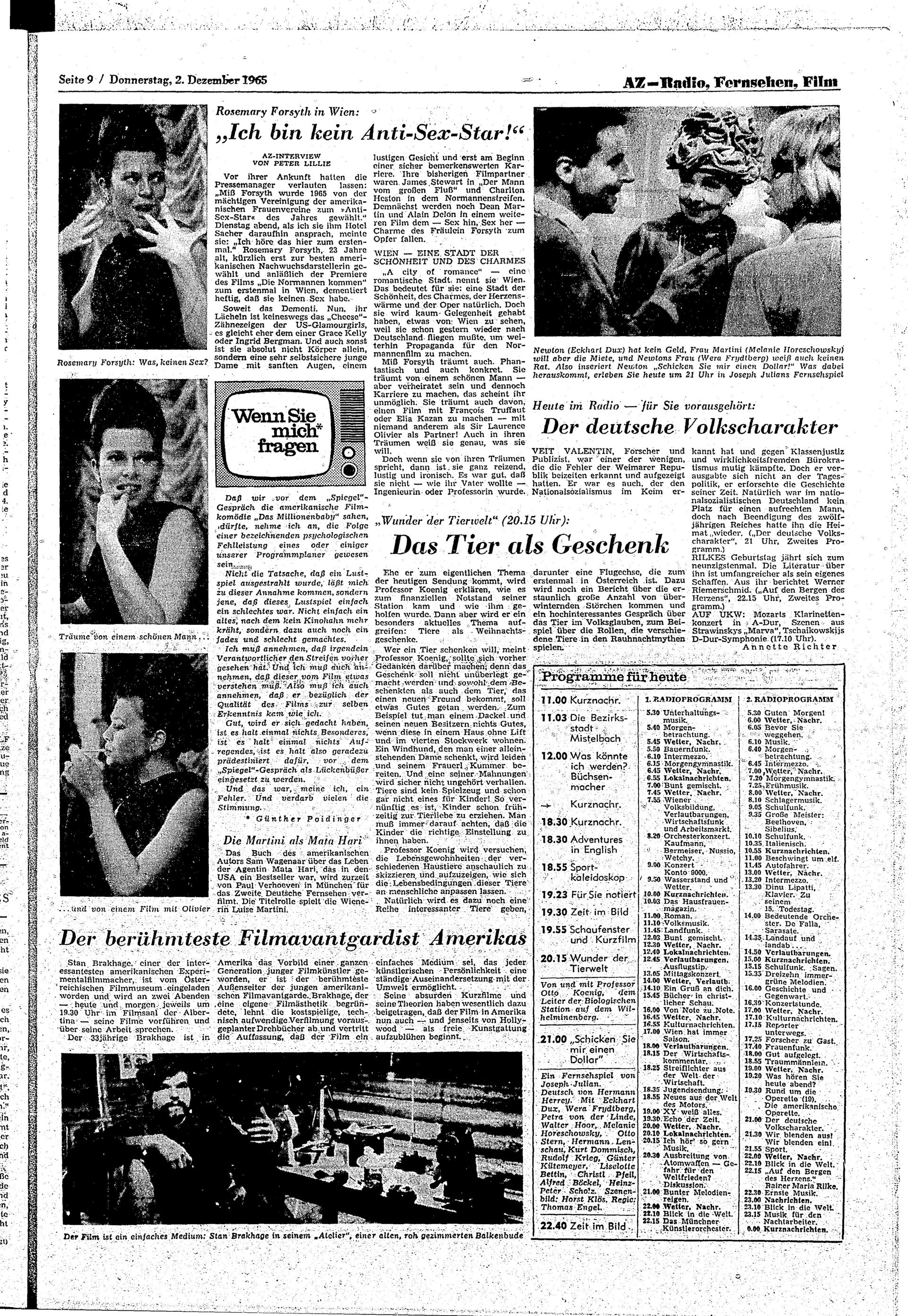 Ausgabe Do. 02.12.1965, Seite 9