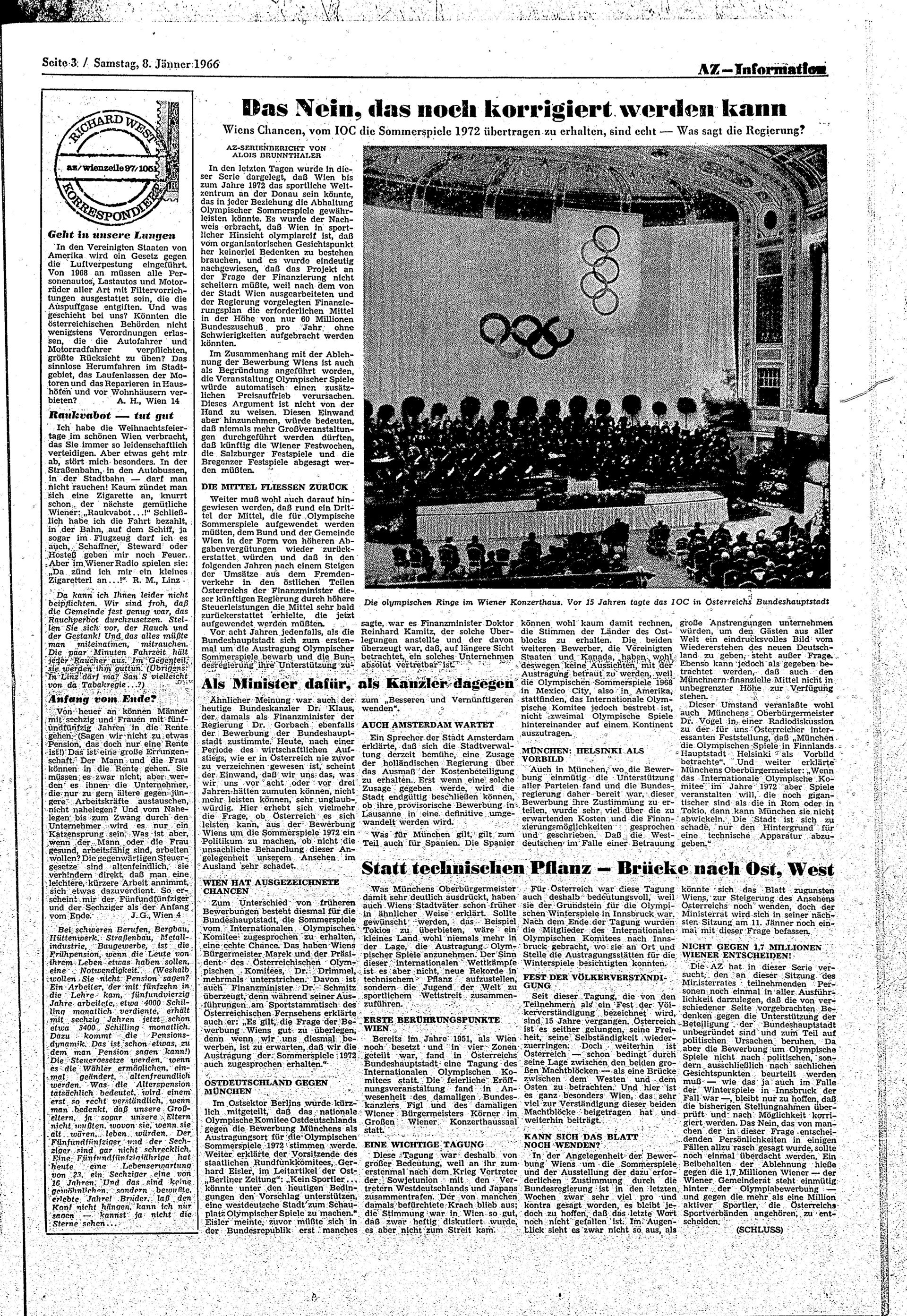 Ausgabe Sa. 08.01.1966, Seite 3