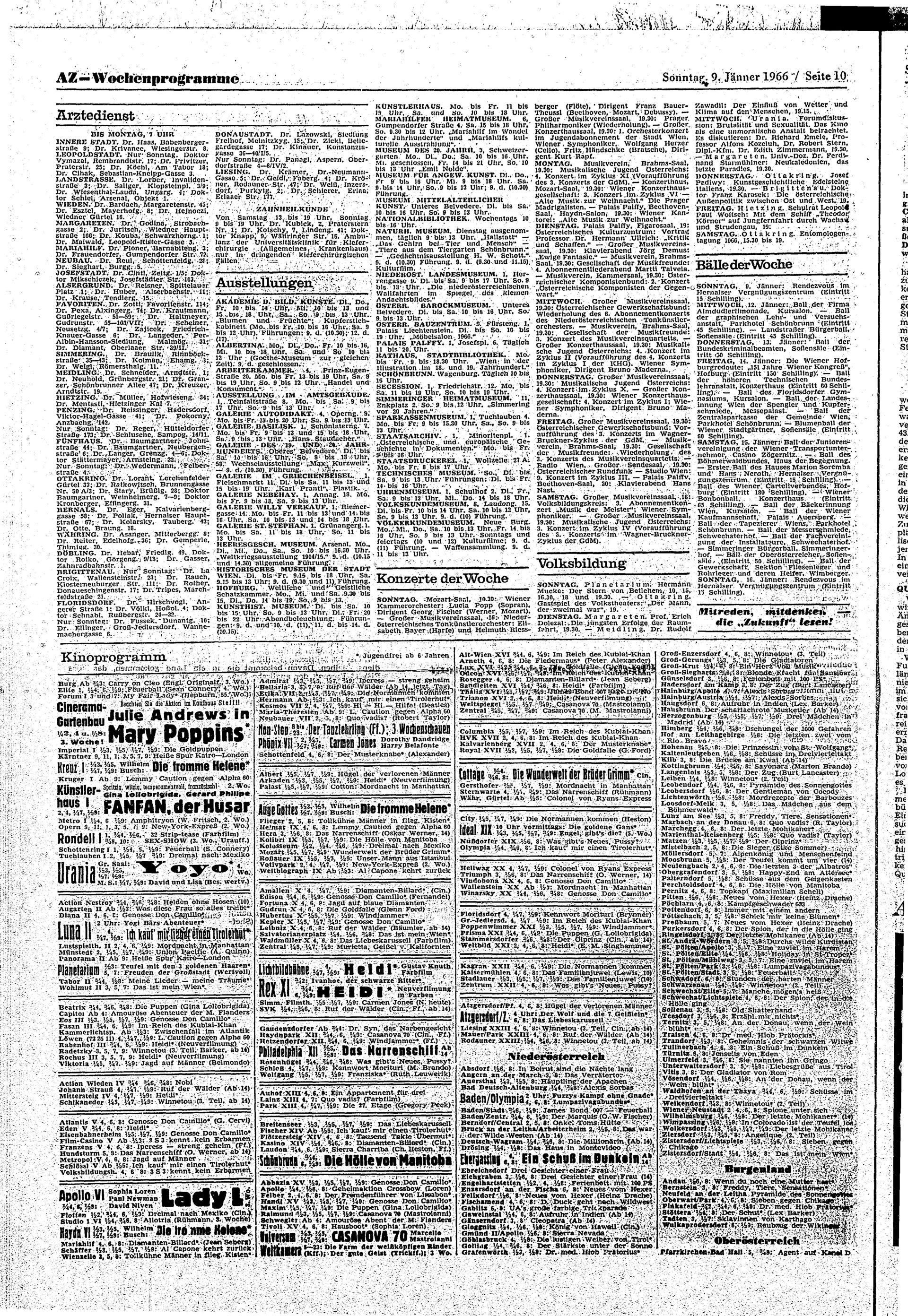 Ausgabe So. 09.01.1966, Seite 10