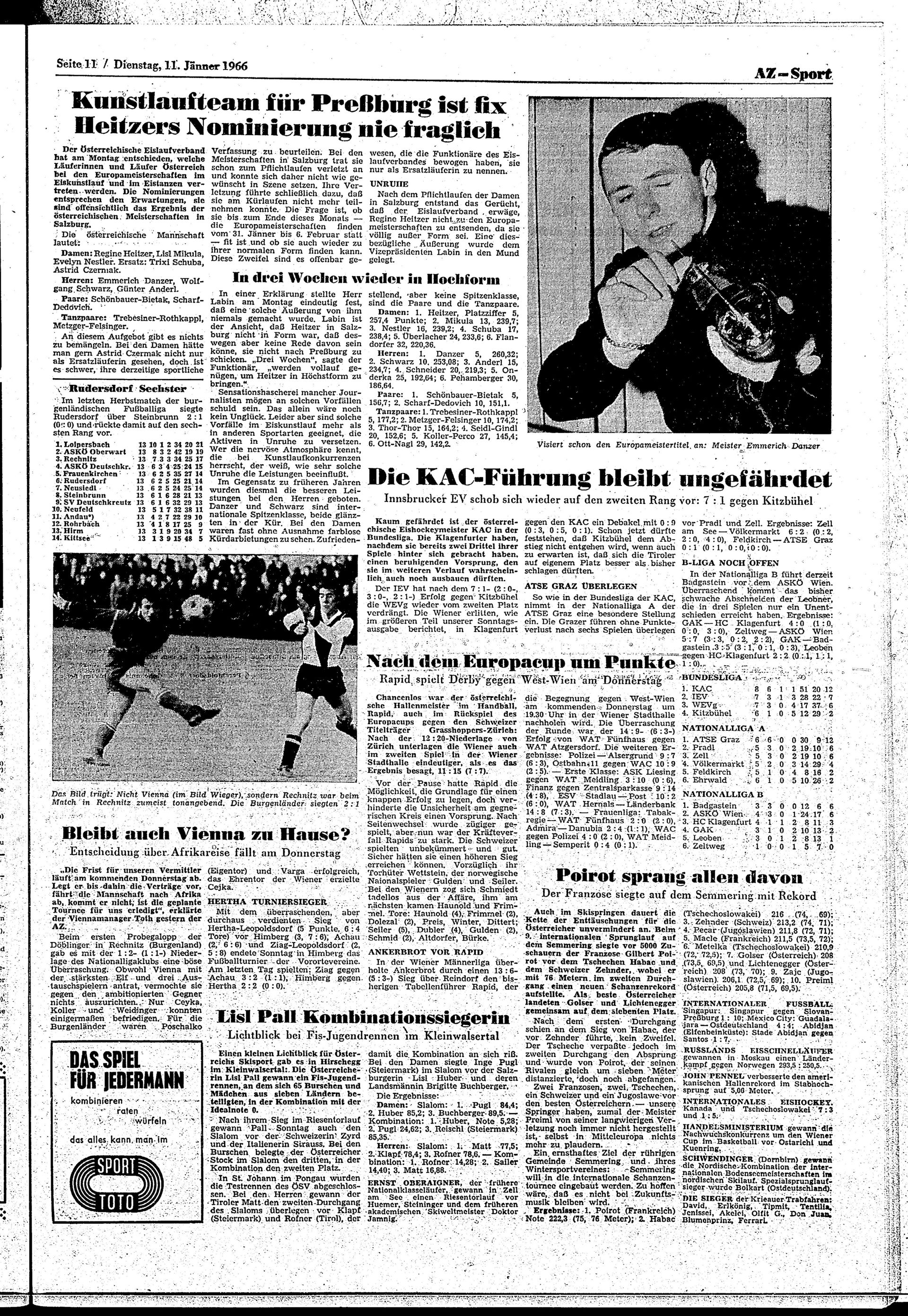 Ausgabe Di. 11.01.1966, Seite 11