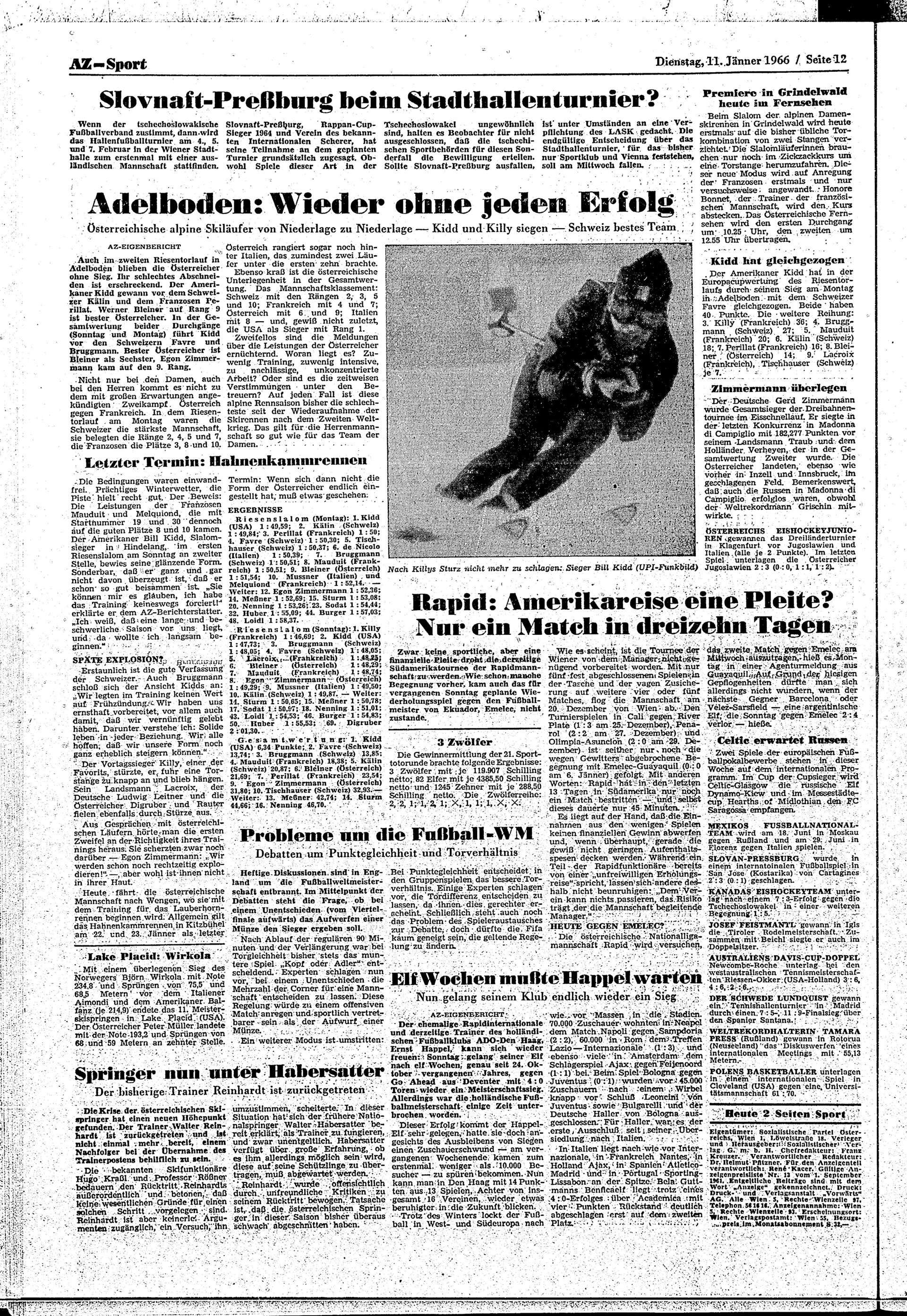 Ausgabe Di. 11.01.1966, Seite 12